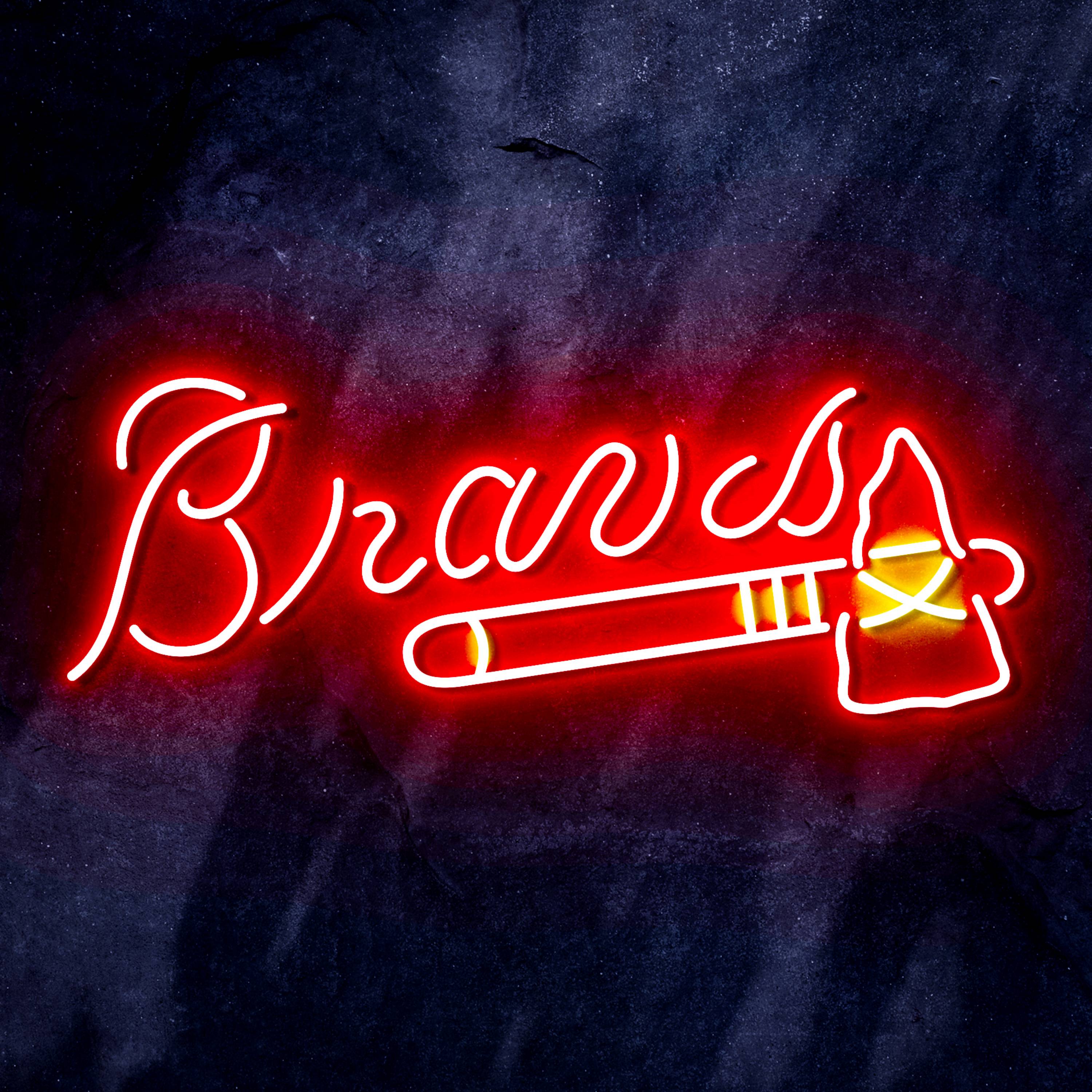 MLB Atlanta Braves Flex Neon-like LED Sign