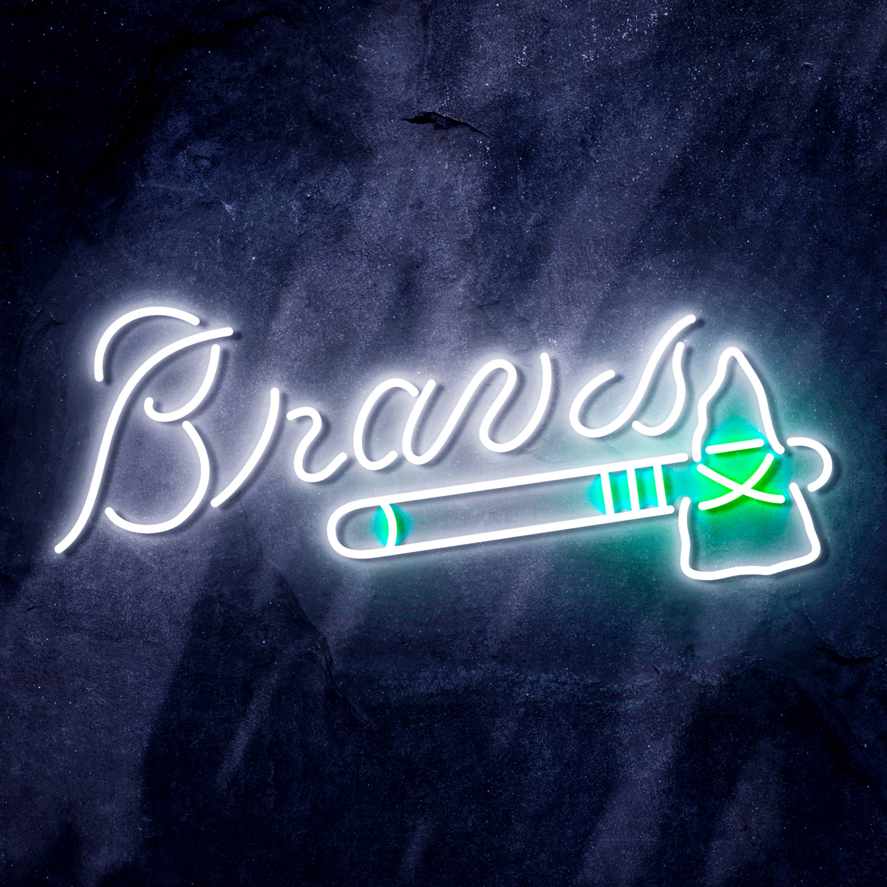 MLB Atlanta Braves Flex Neon-like LED Sign