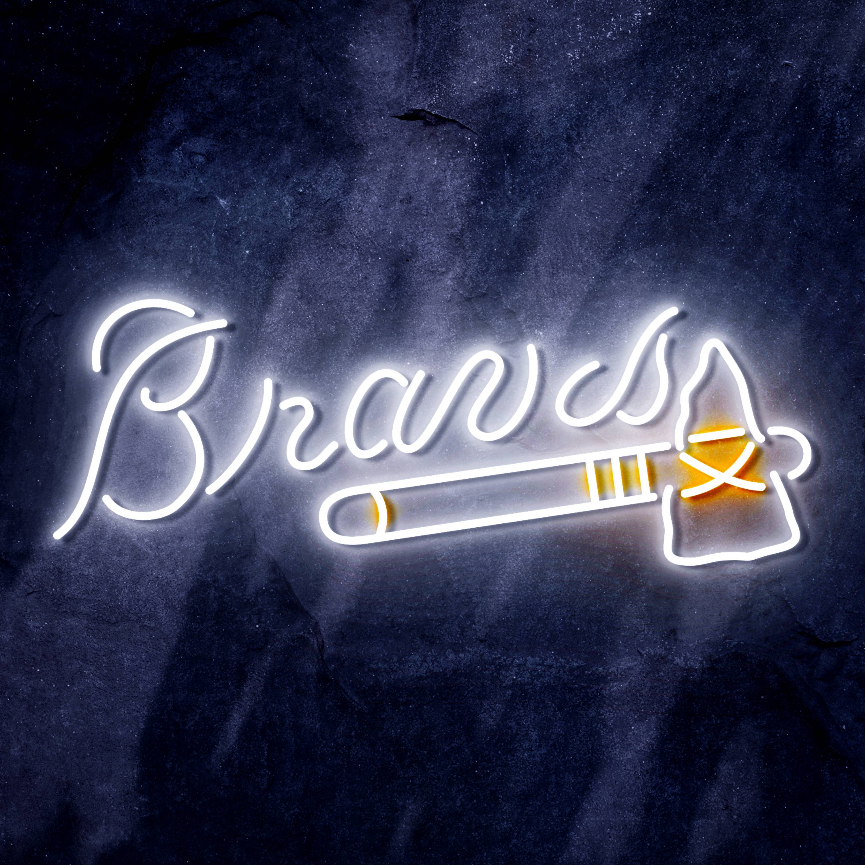 MLB Atlanta Braves Flex Neon-like LED Sign