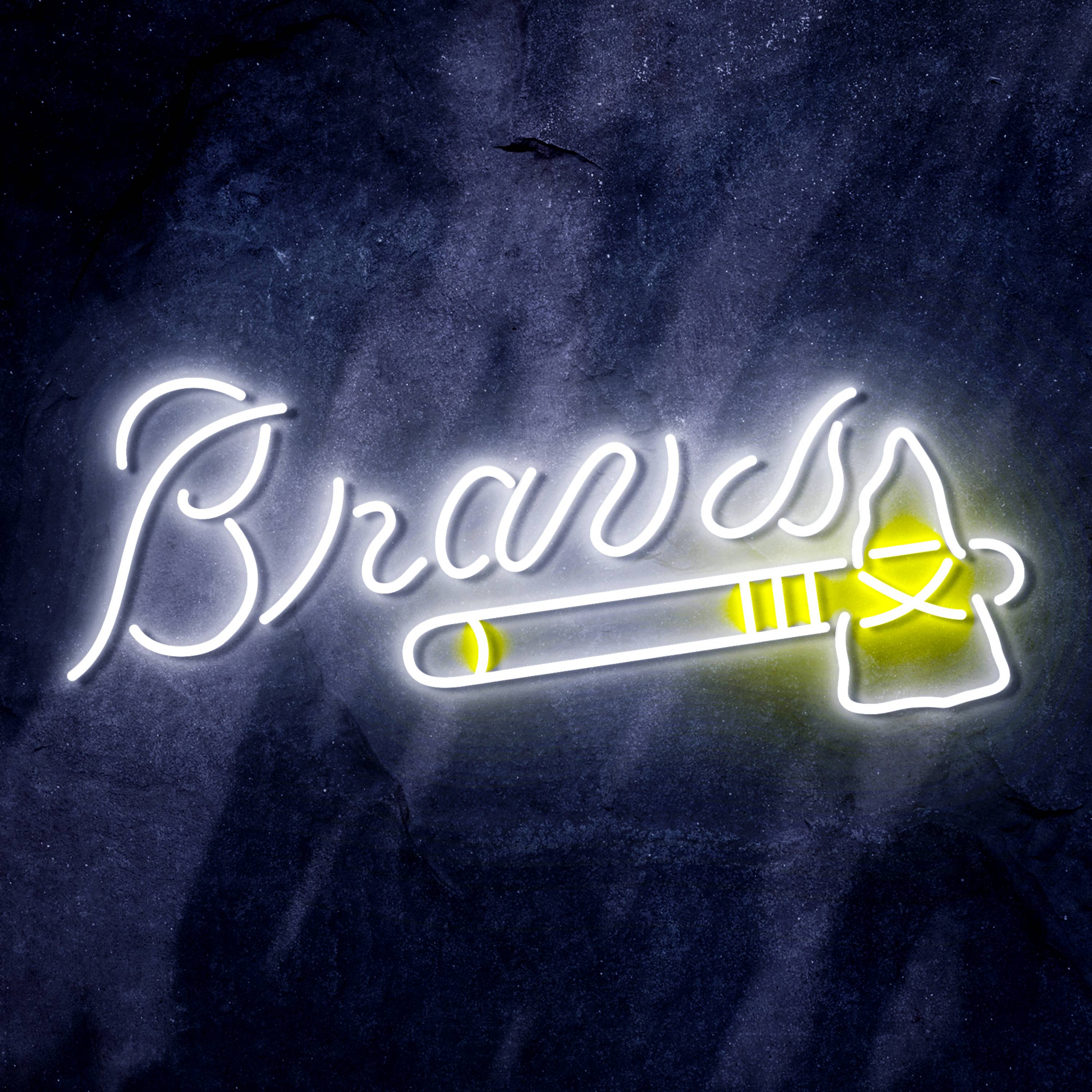 MLB Atlanta Braves Flex Neon-like LED Sign