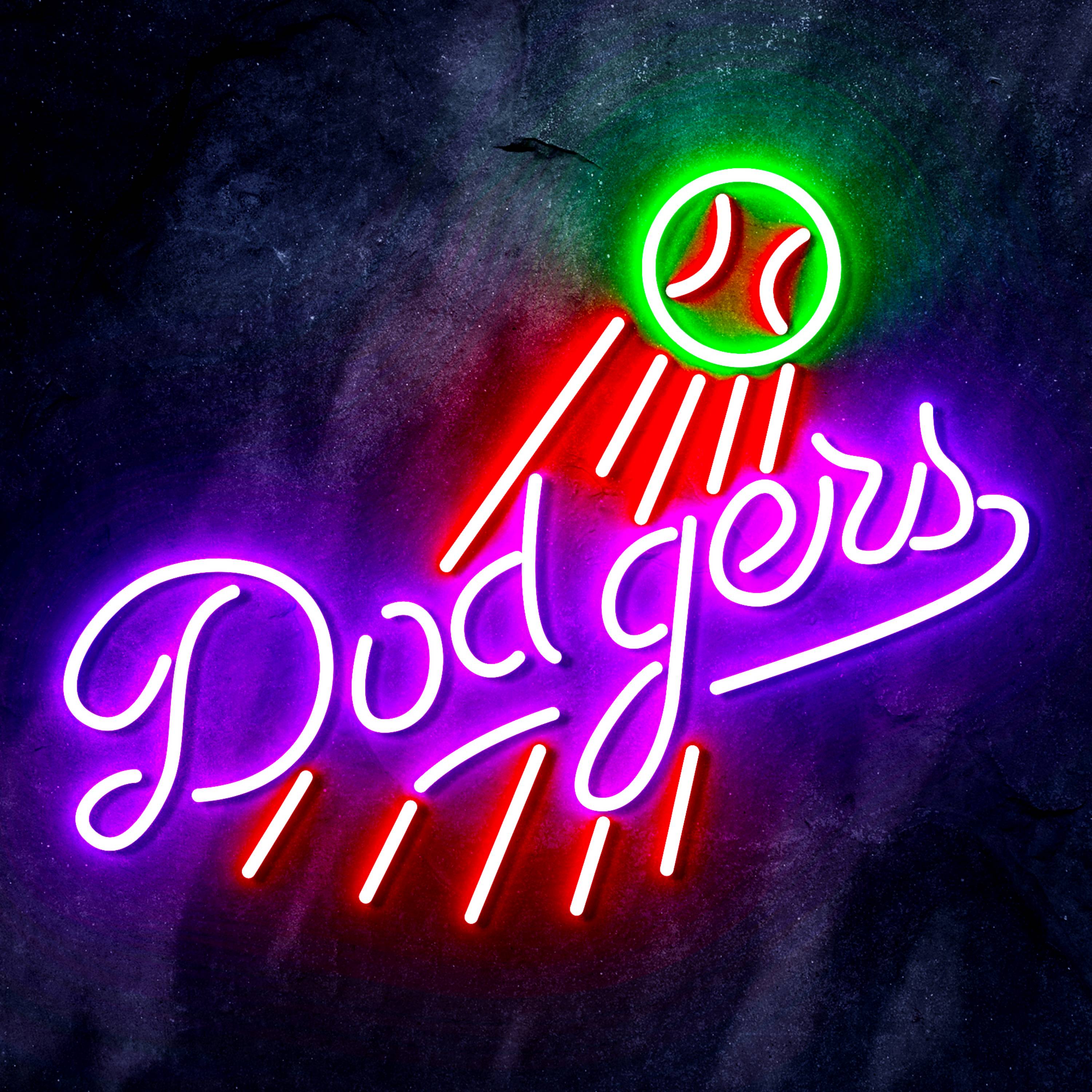 MLB Los Angeles Dodgers Flex Neon-like LED Sign