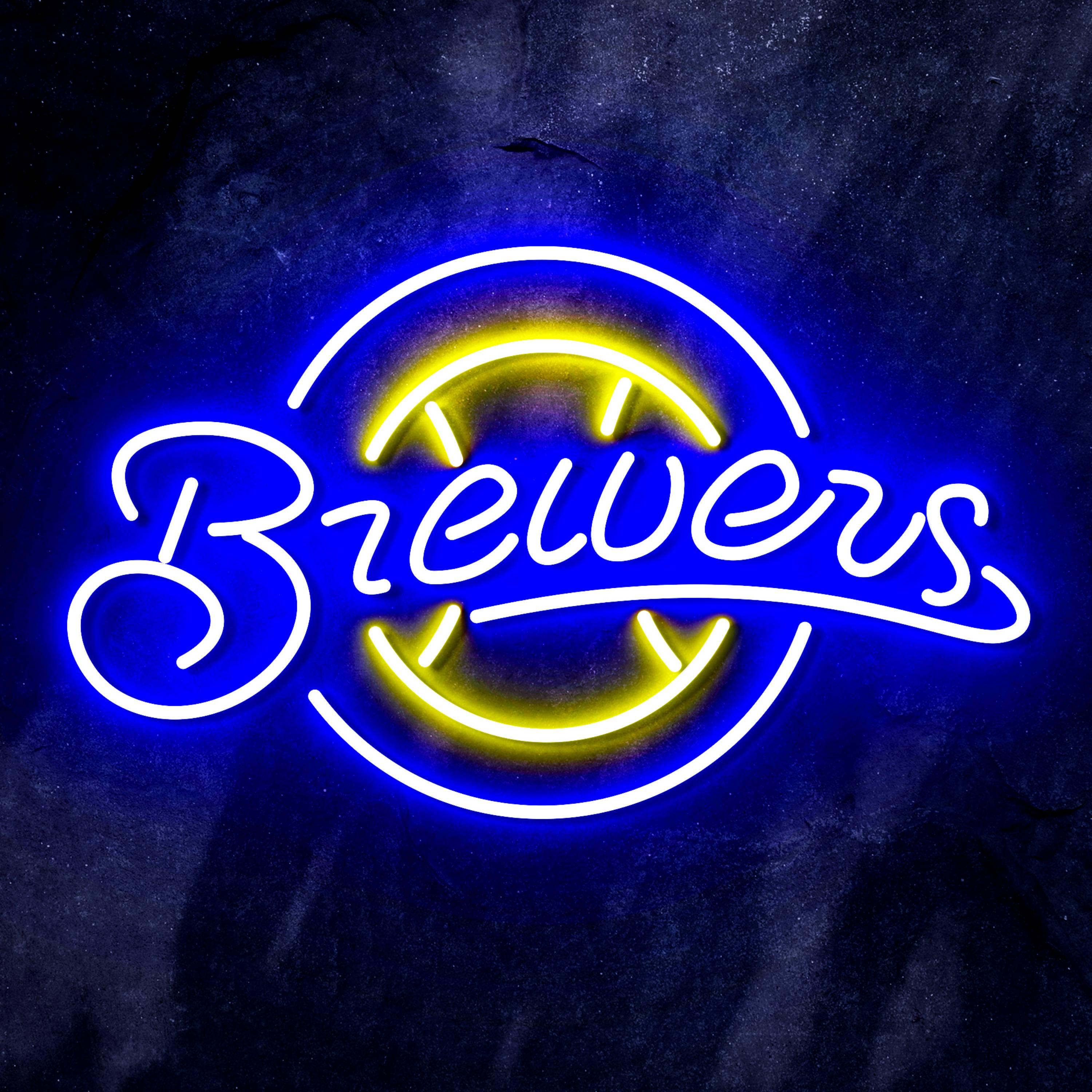 MLB Milwaukee Brewers Flex Neon-like LED Sign