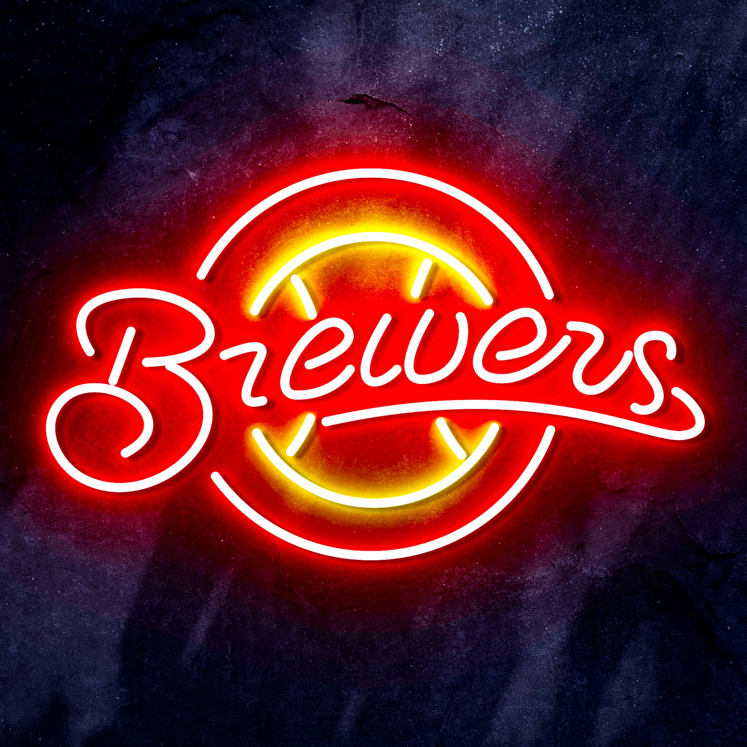 MLB Milwaukee Brewers Flex Neon-like LED Sign