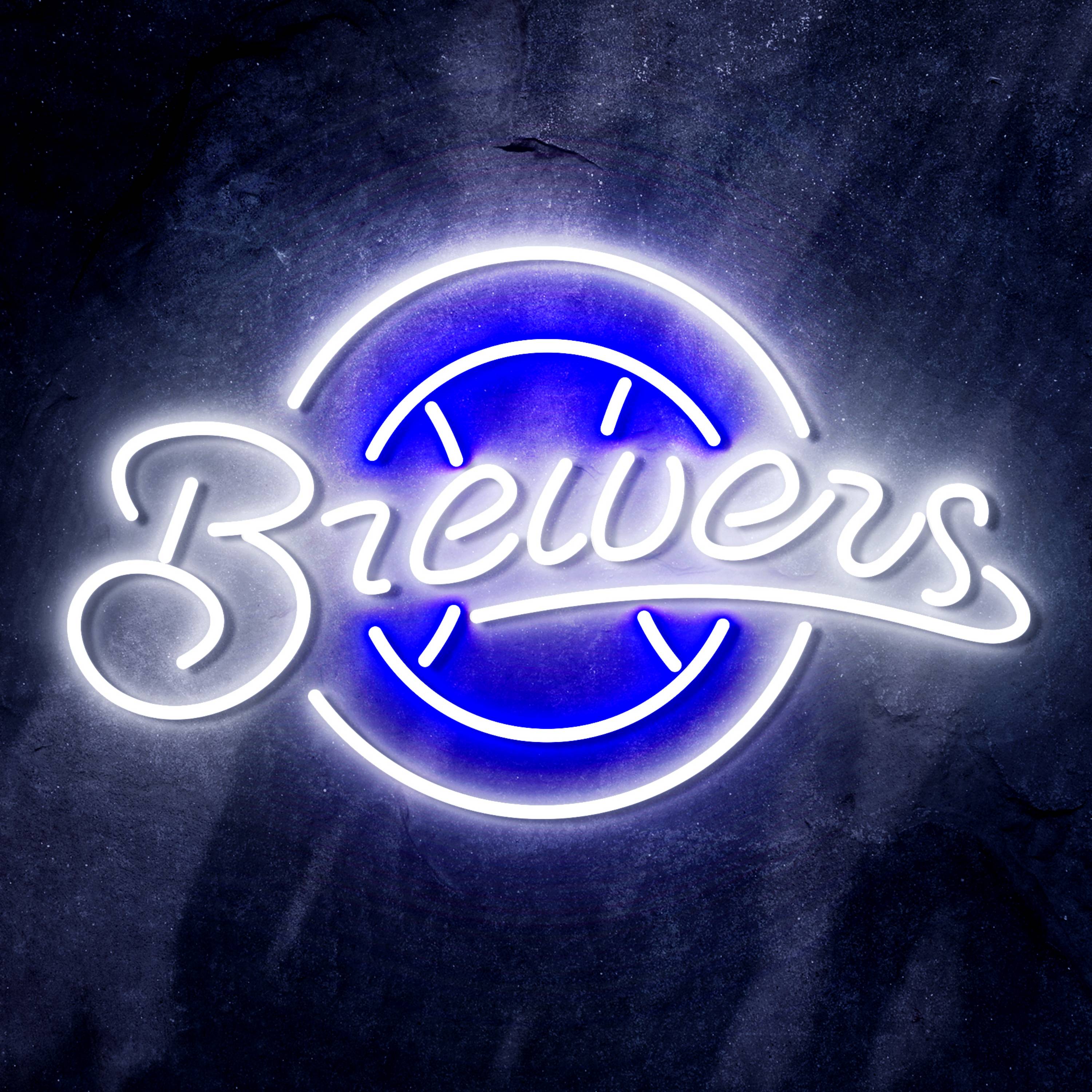 MLB Milwaukee Brewers Flex Neon-like LED Sign