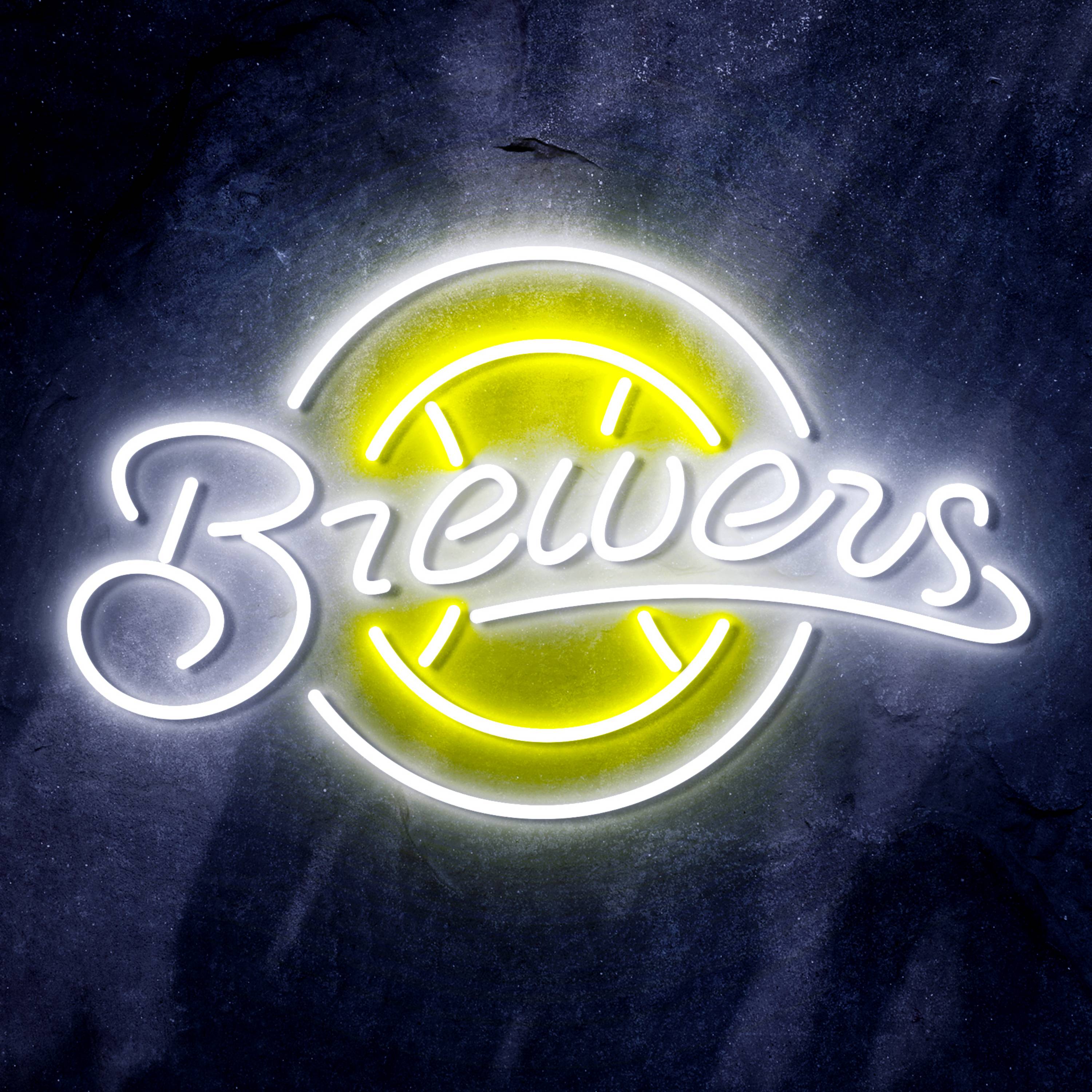 MLB Milwaukee Brewers Flex Neon-like LED Sign