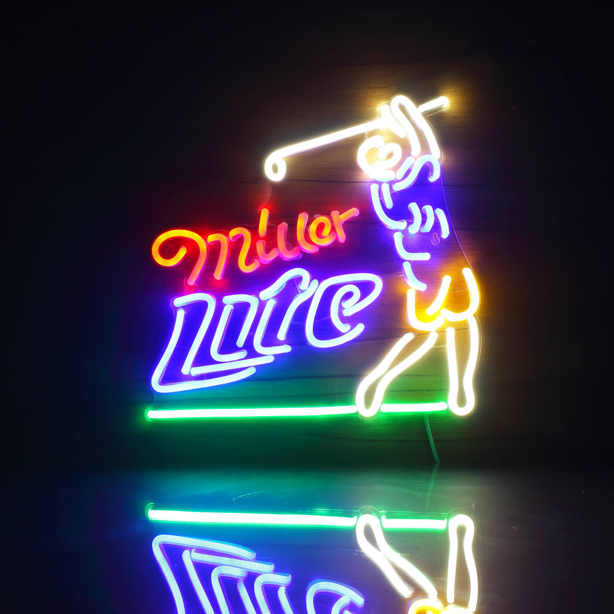 Miller Lite Golf Handmade LED Neon Sign