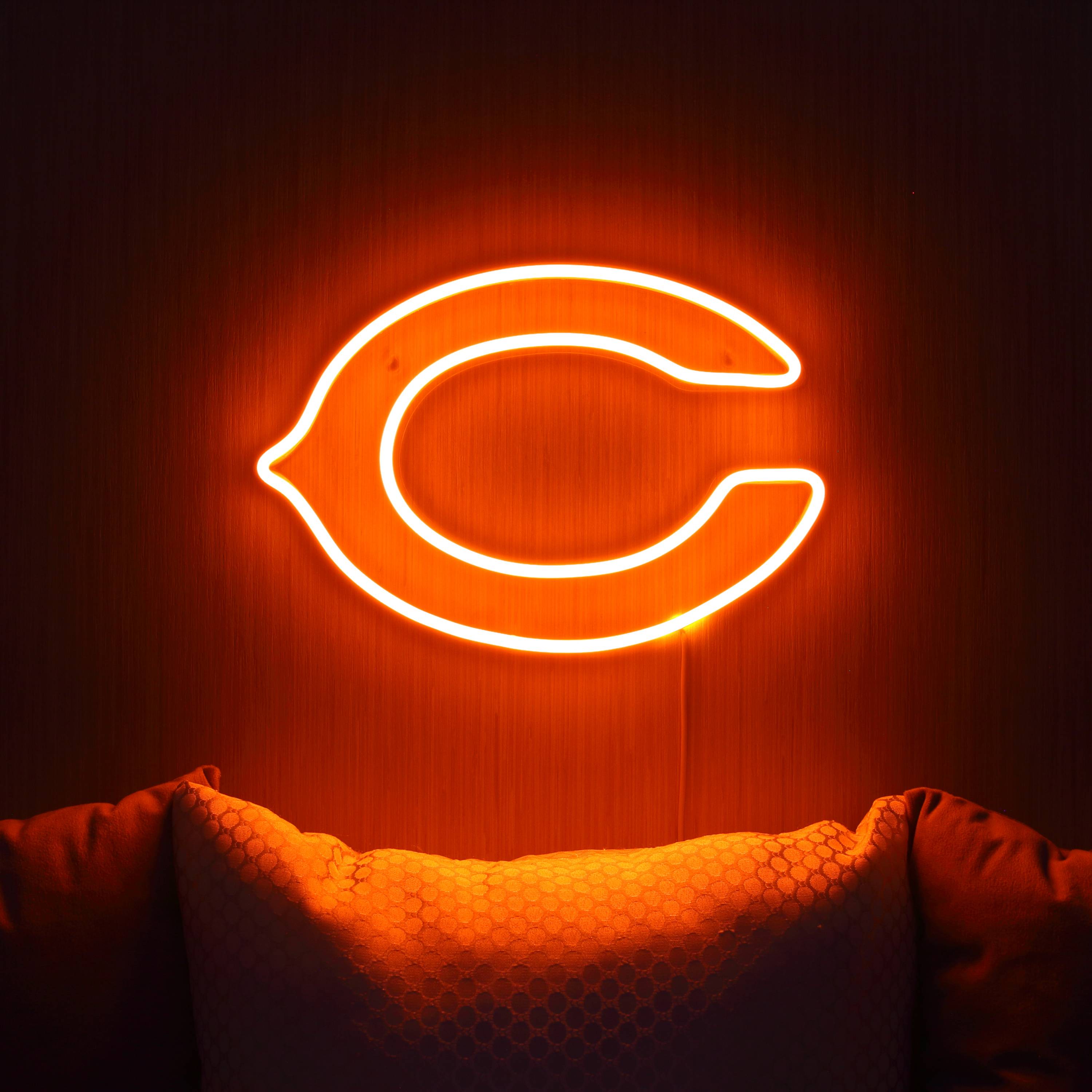 NFL Chicago Bears Large Flex LED Light Sign