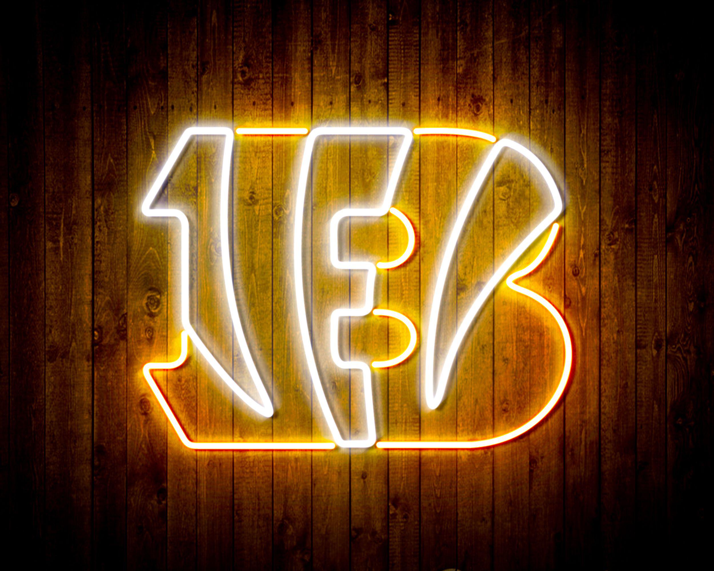 Cincinnati Bengals Bar Neon Flex Led Light Sign