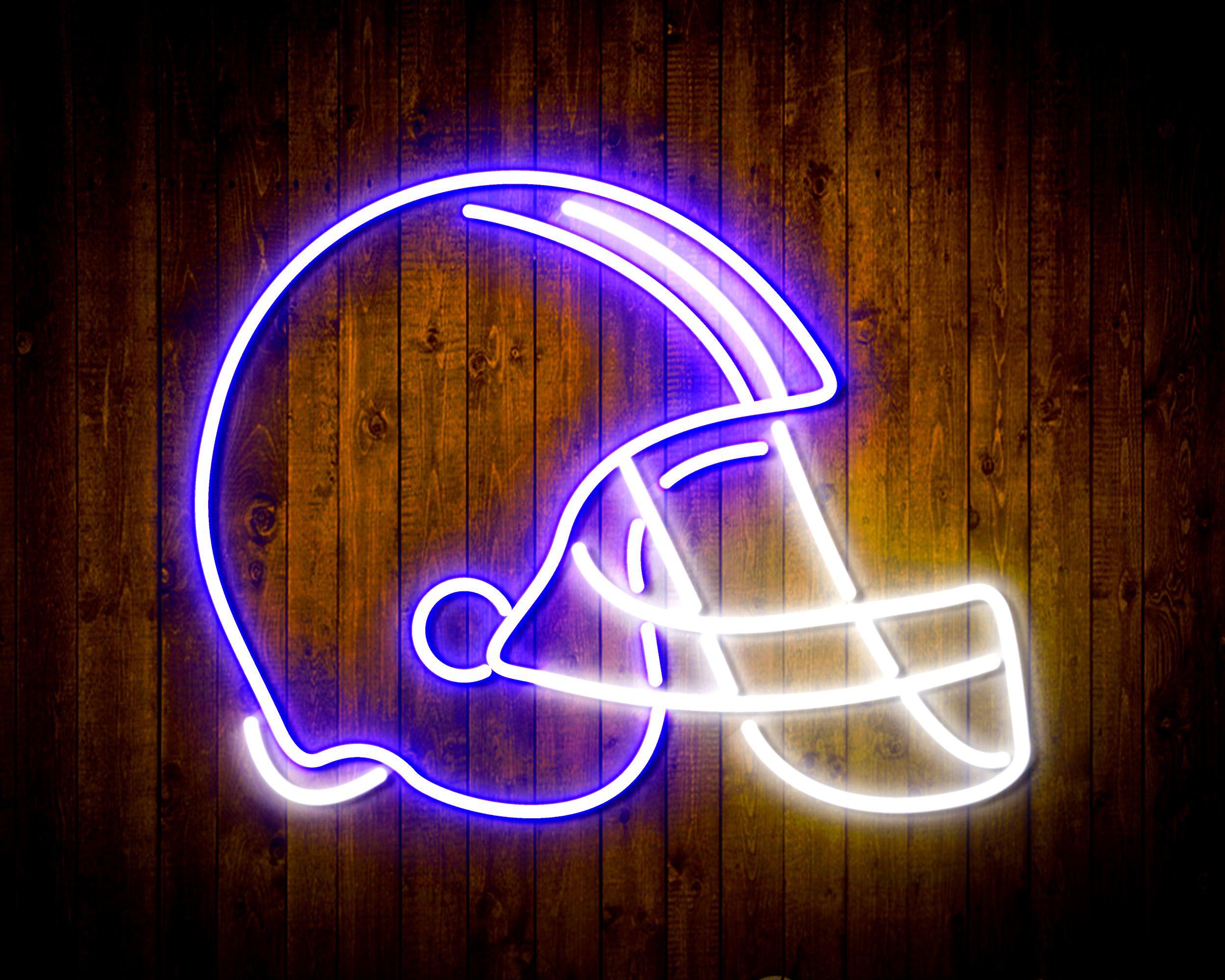 Cleveland Browns Collectibles Helmet Neon Flex Led Light Sign