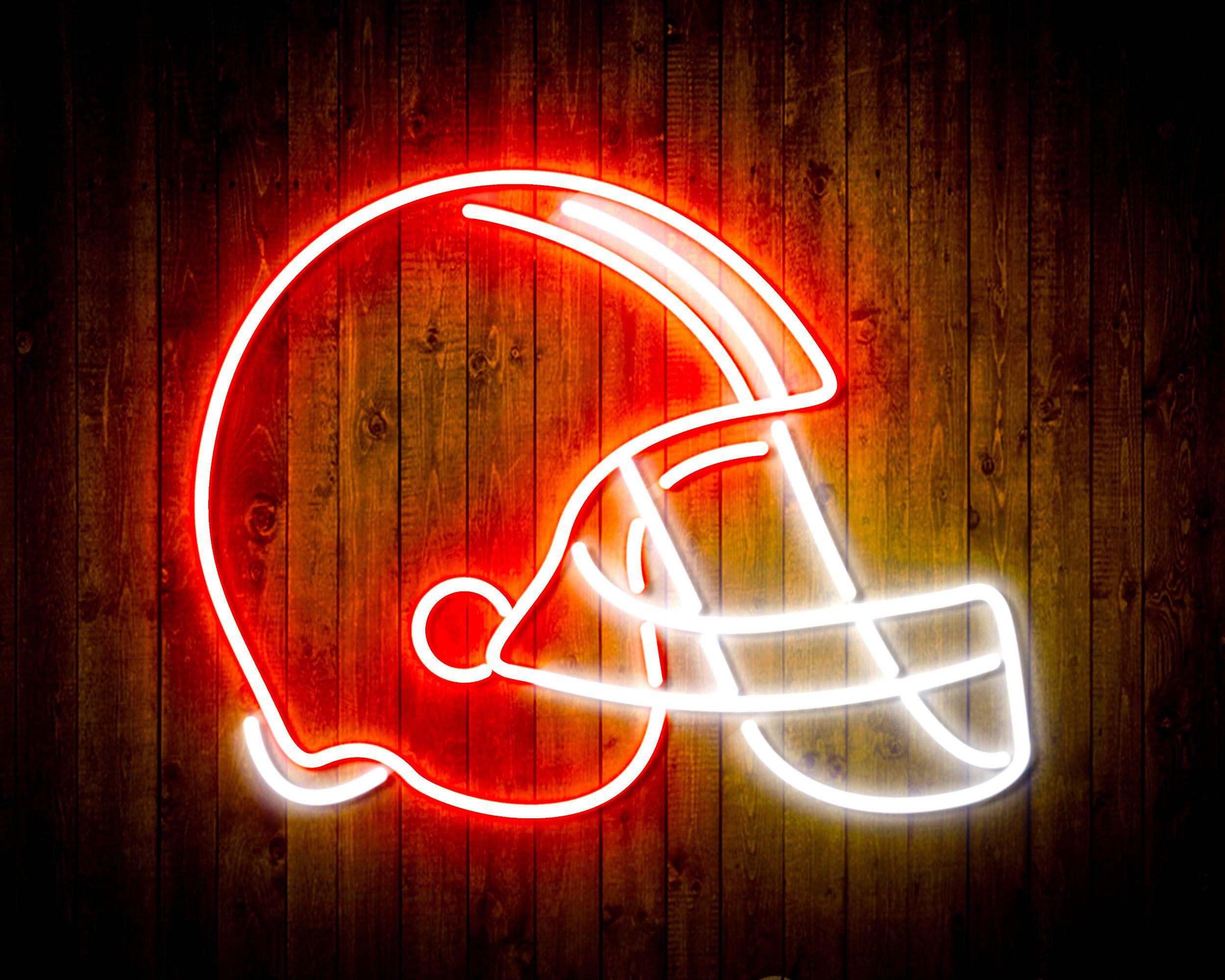 Cleveland Browns Collectibles Helmet Neon Flex Led Light Sign