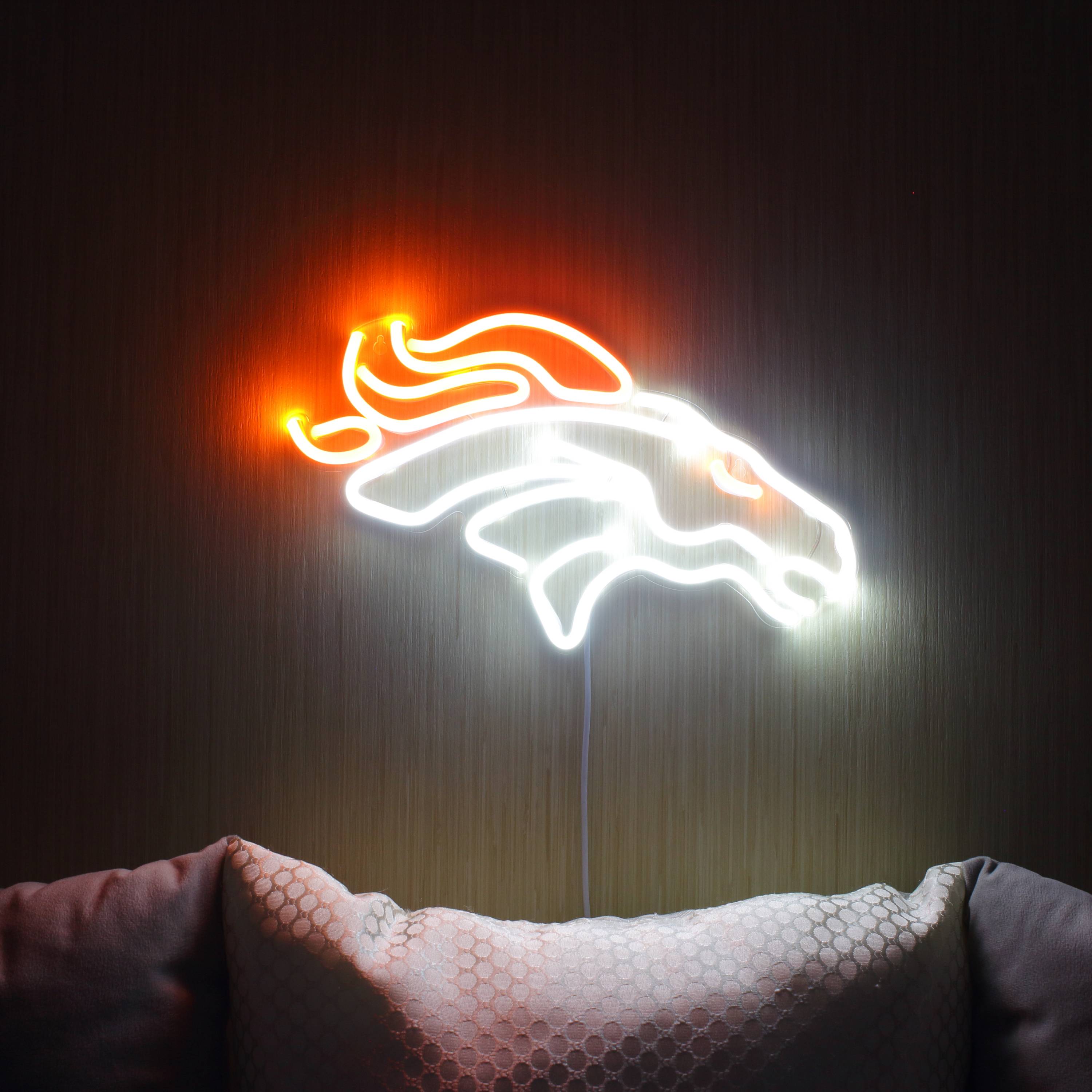 NFL Denver Broncos Large Flex Led Light Sign