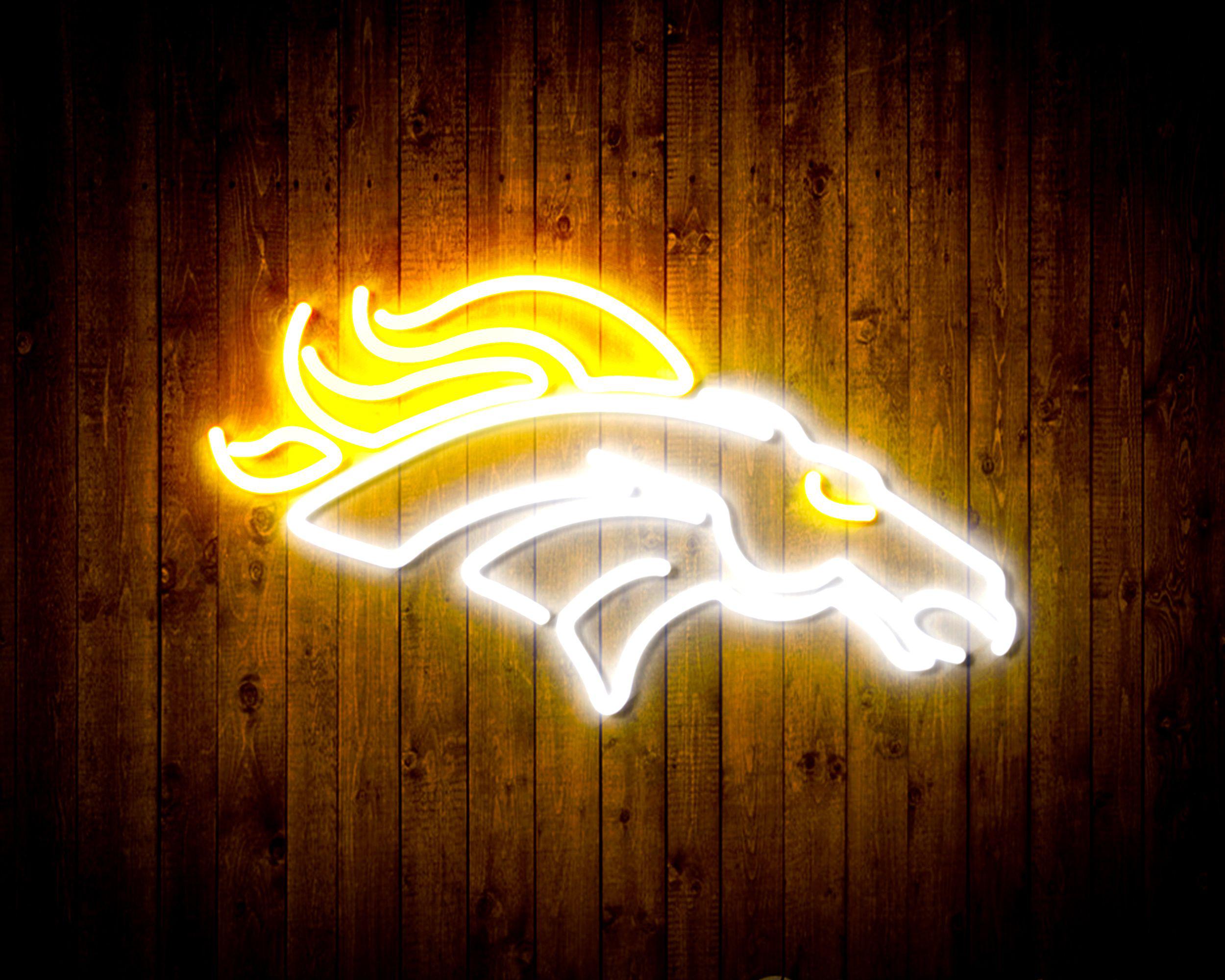 Denver Broncos Bar Flex Led Light Sign