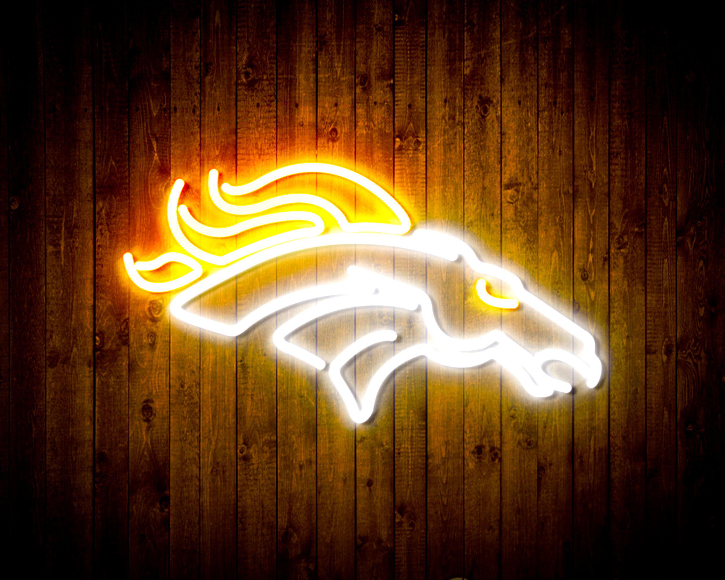 Denver Broncos Neon-Like Flex LED Sign Dual Color - ProLedSign