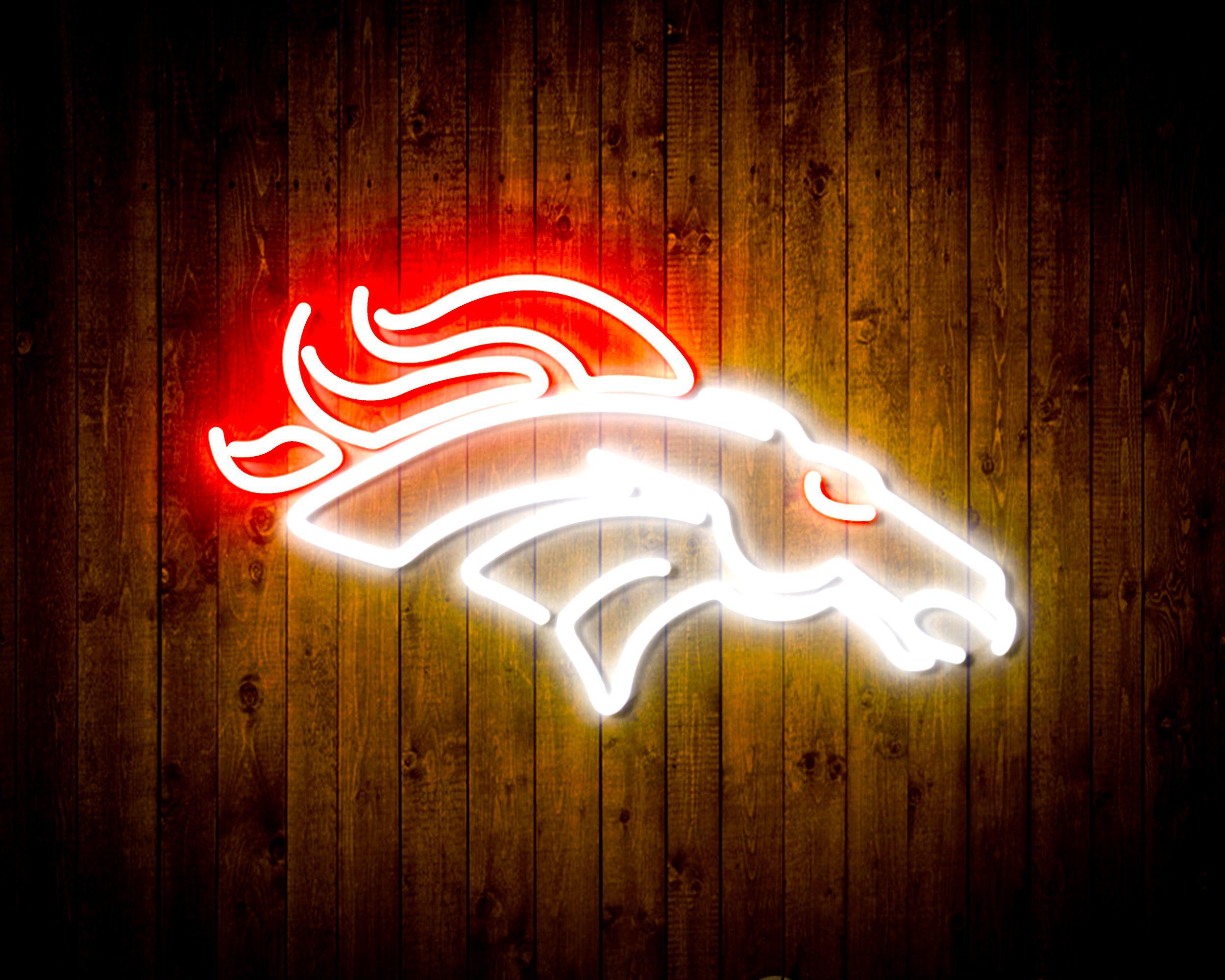 Denver Broncos Neon-Like Flex LED Sign Dual Color - ProLedSign