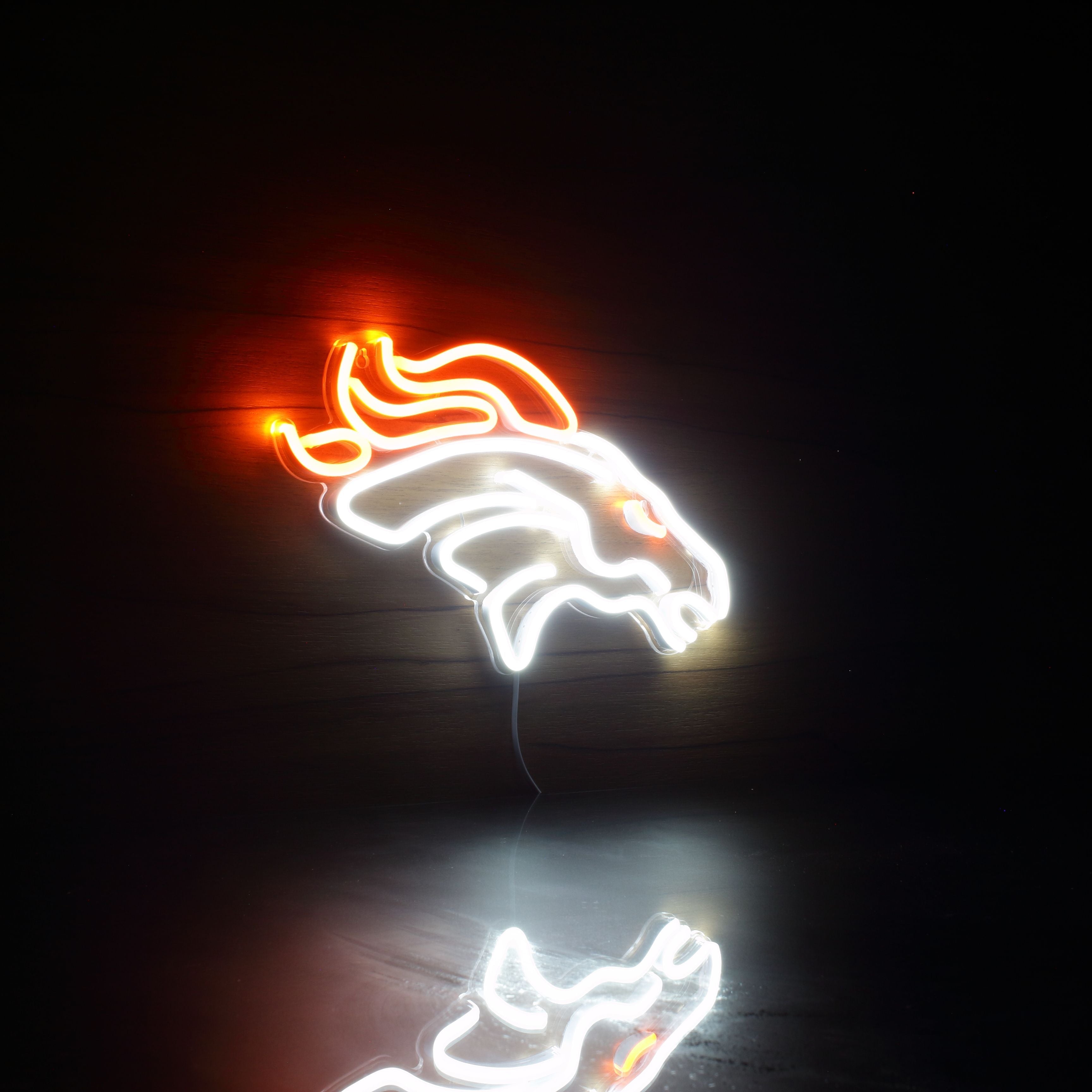 Denver Broncos Neon-Like Flex LED Sign Dual Color - ProLedSign