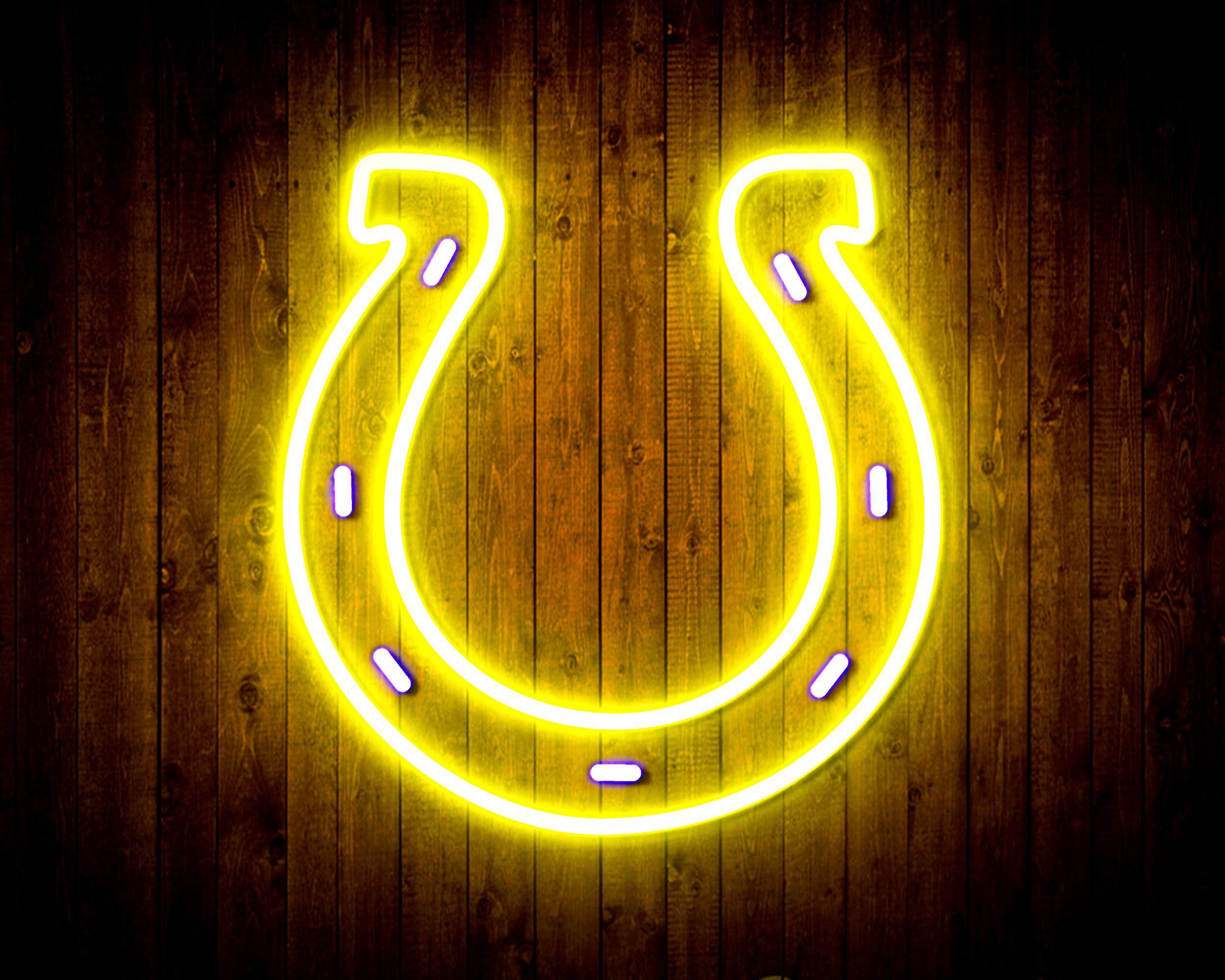 Indianapolis Colts Neon-Like Flex Led Light Sign