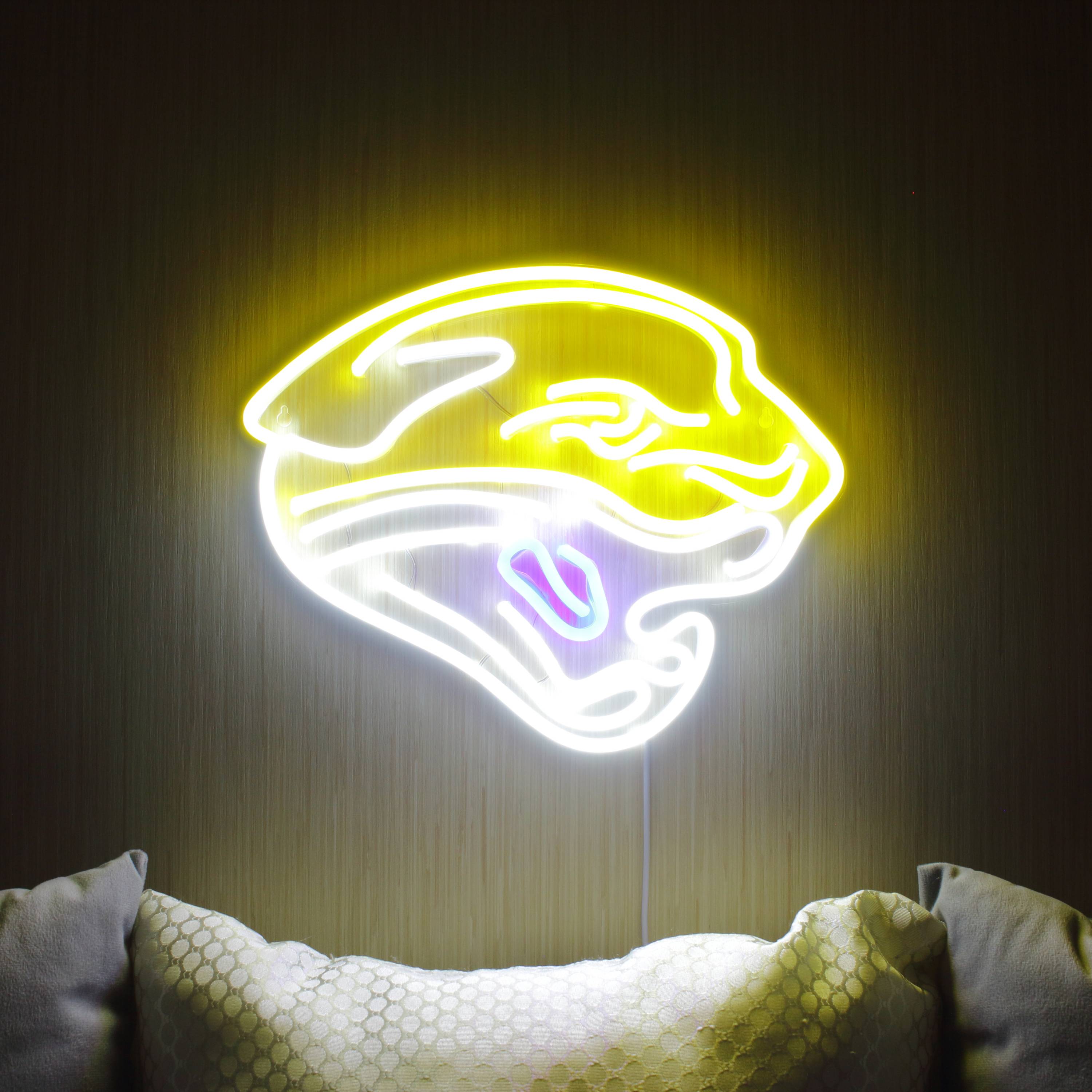 NFL Jacksonville Jaguars Large Flex Led Light Sign