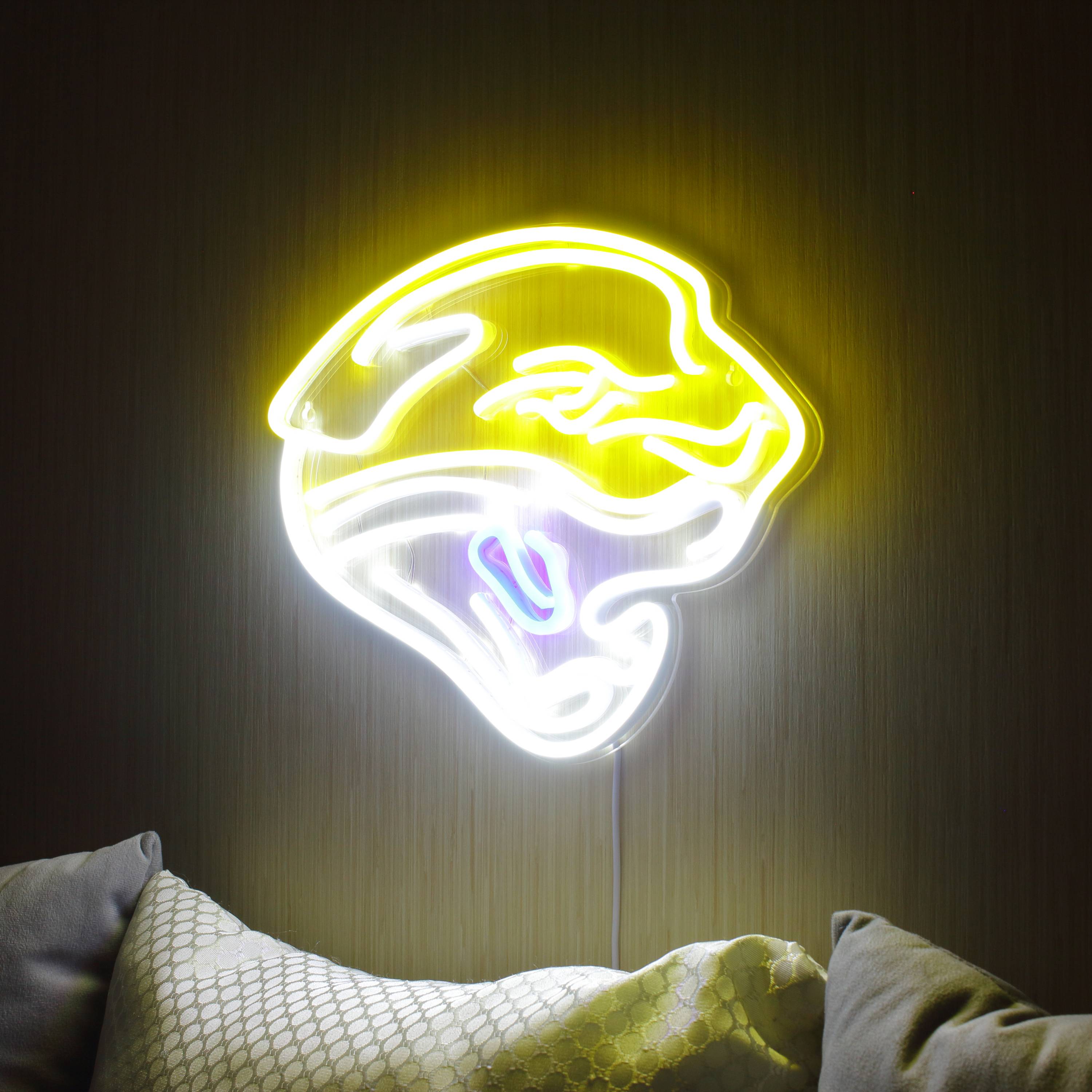 NFL Jacksonville Jaguars Large Flex Led Light Sign