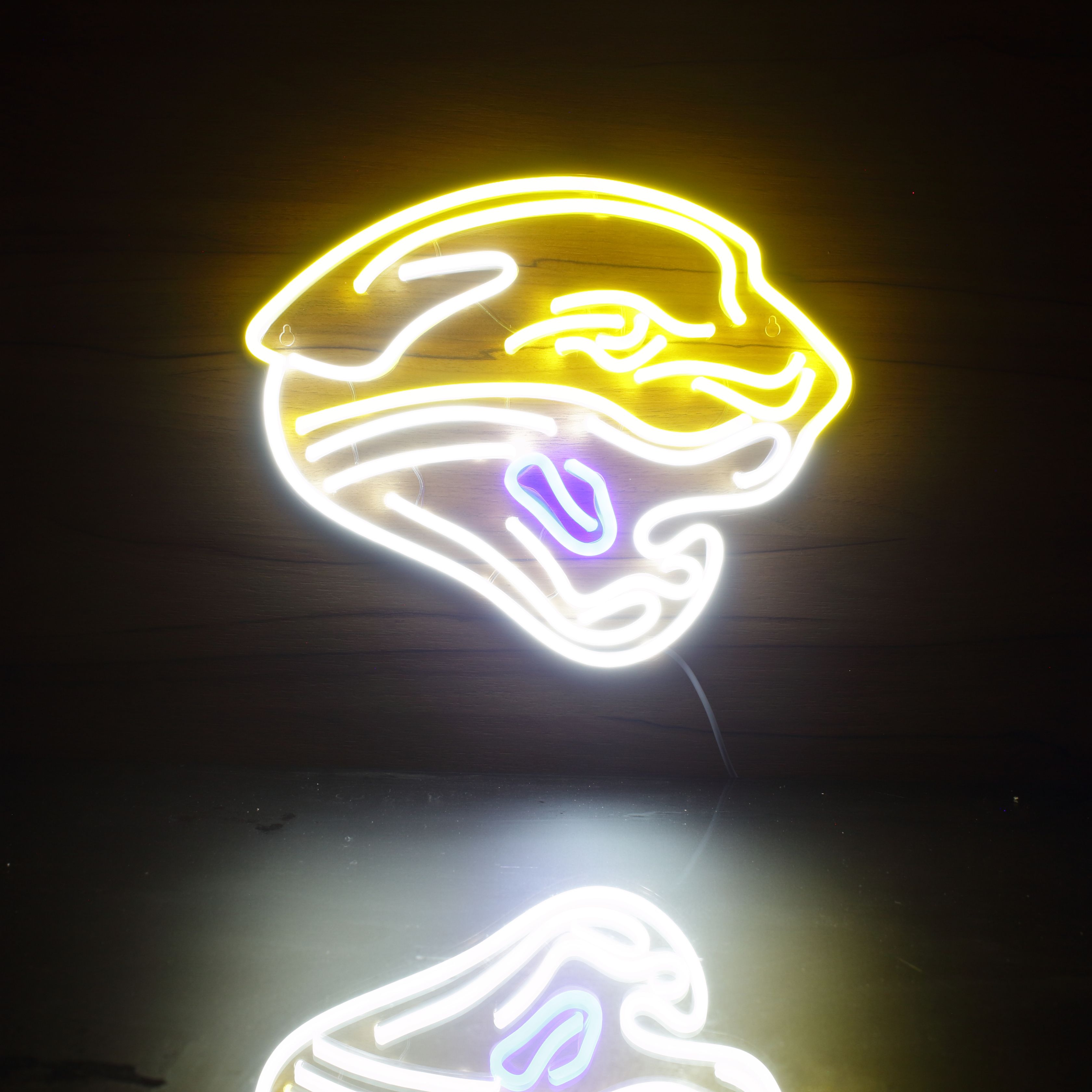 Jacksonville Jaguars Neon-Like Flex LED Sign Multi Color - ProLedSign