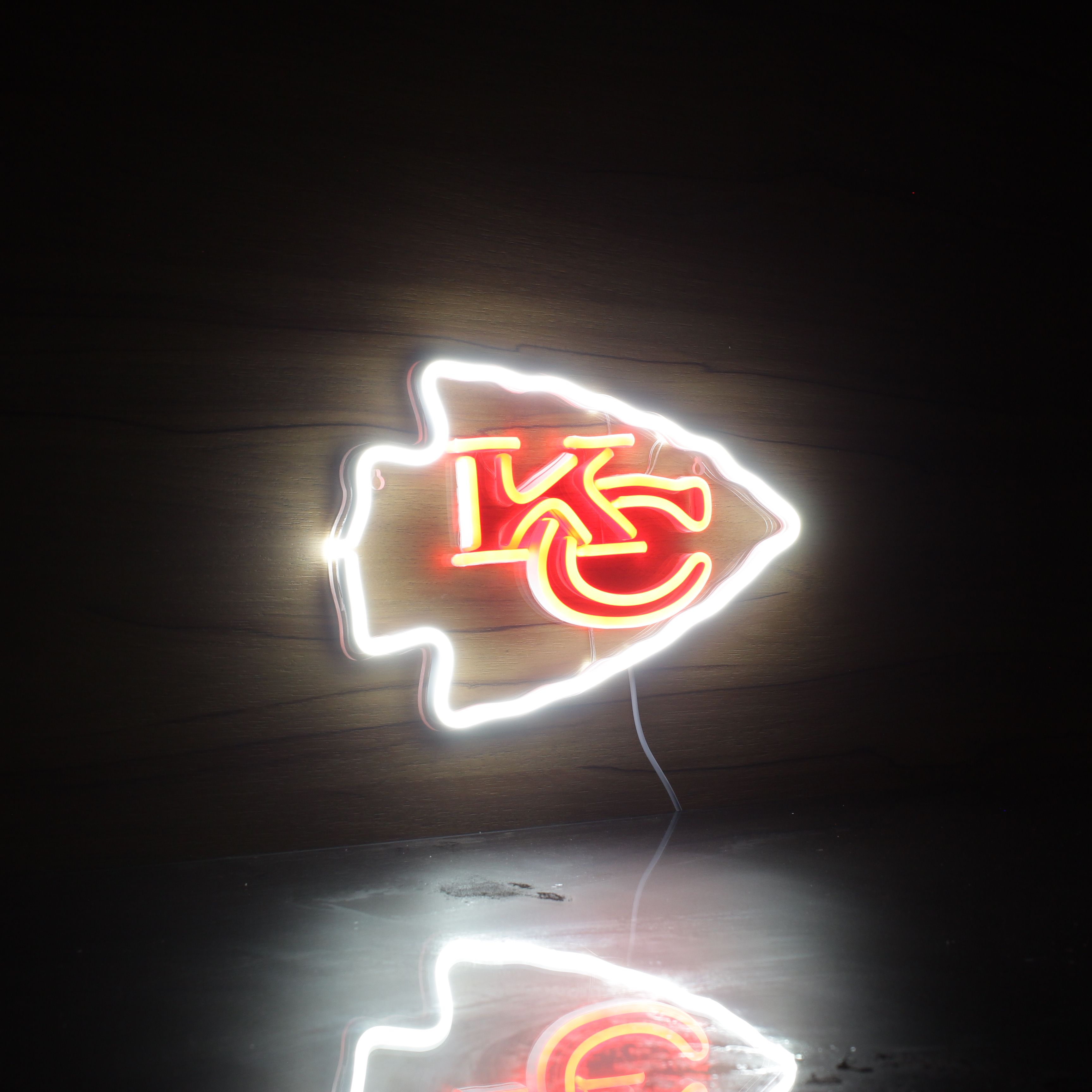 Kansas City Chiefs Neon-Like Flex LED Sign Dual Color - ProLedSign