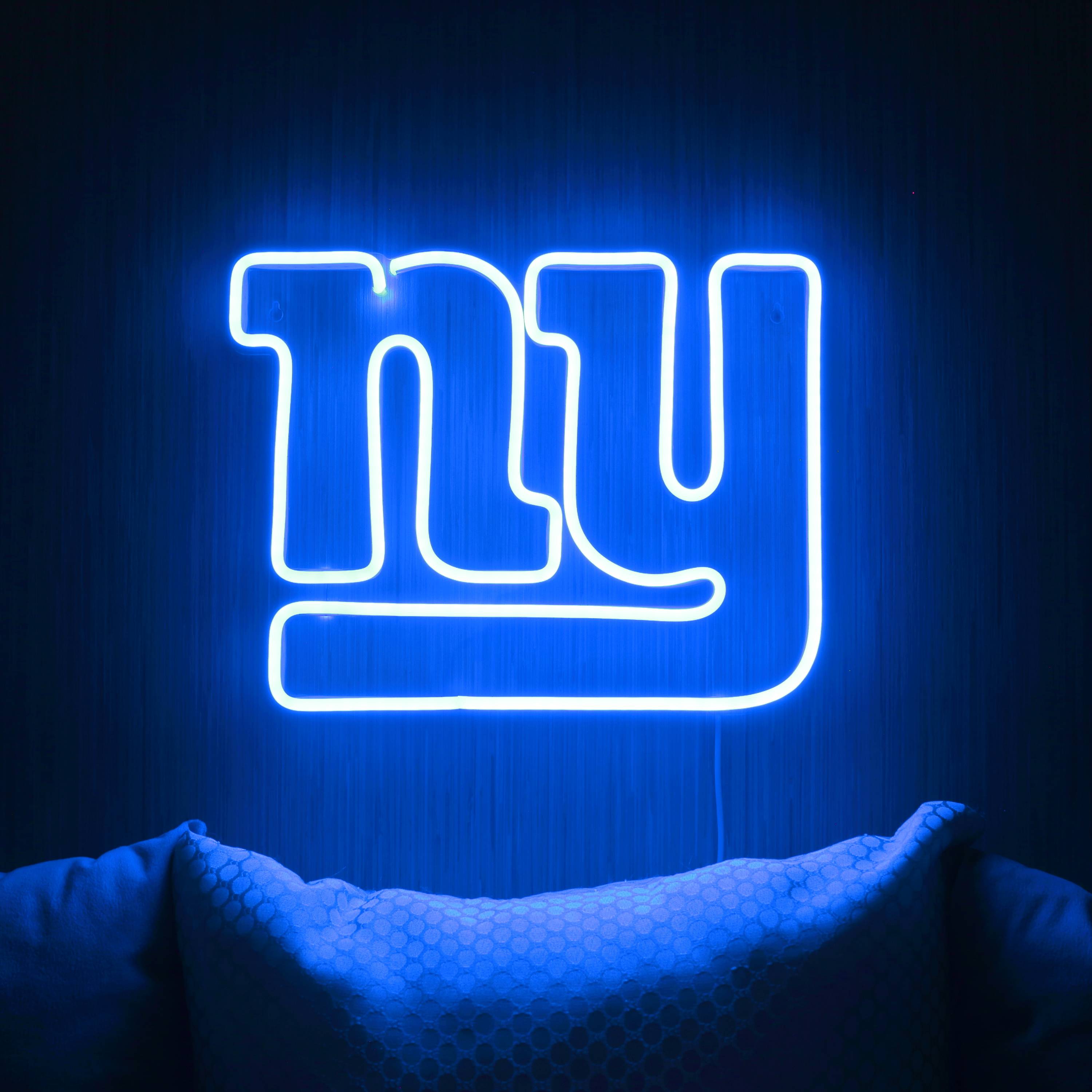 NFL New York Giants Sports Bar Flex Neon LED Light Sign