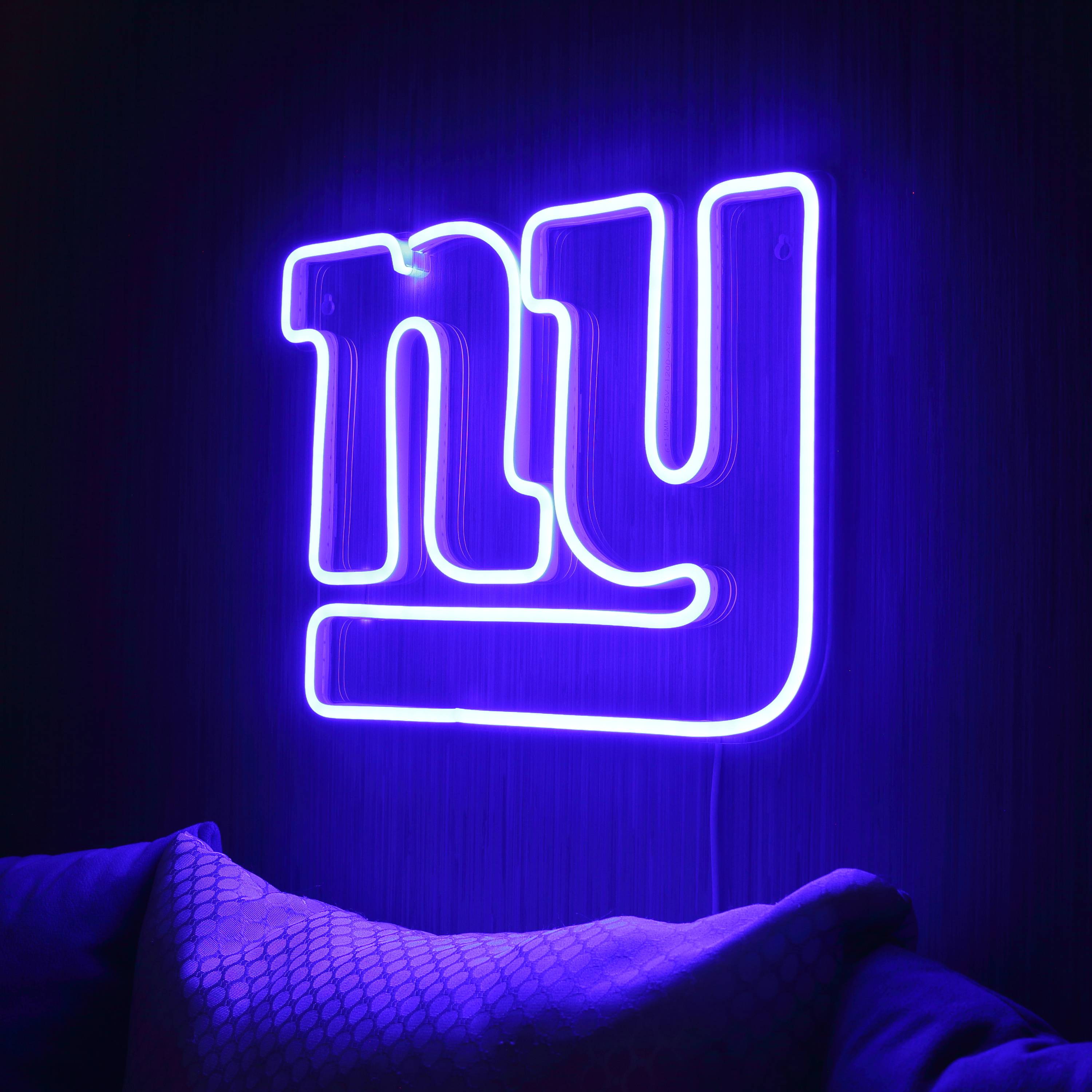 NFL New York Giants Sports Bar Flex Neon LED Light Sign