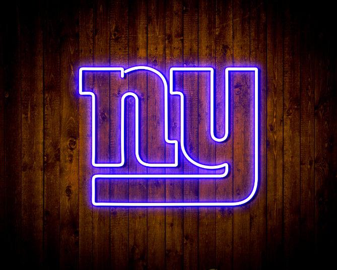 New York Giants Neon-Like Flex LED Light Sign - led lab cave