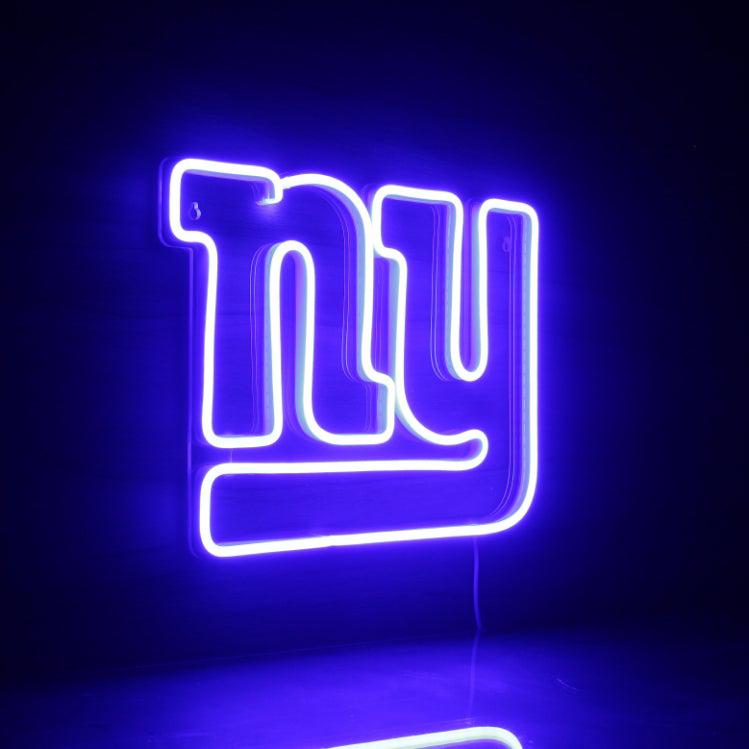 New York Giants Neon-Like Flex LED Light Sign - led lab cave