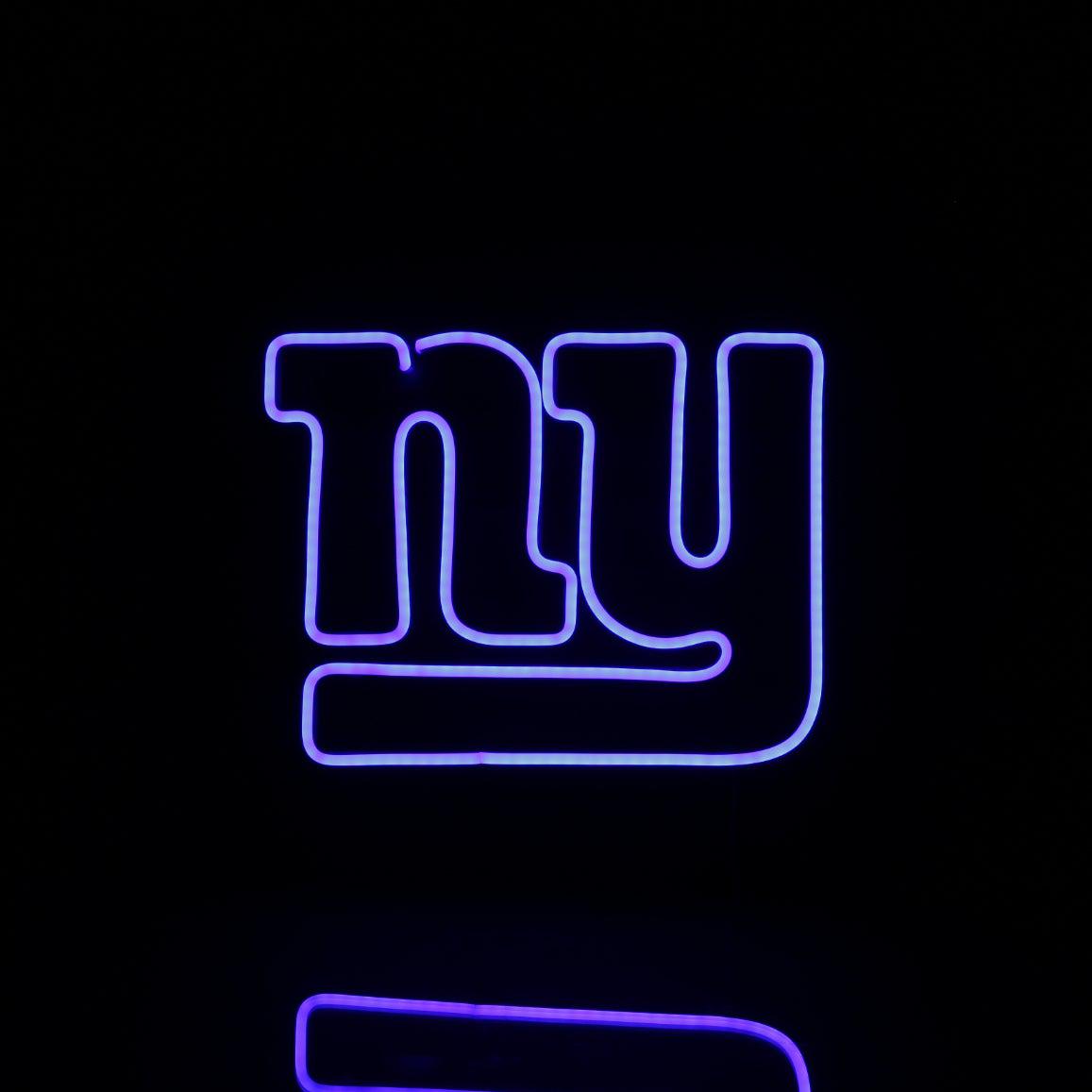 New York Giants Neon-Like Flex LED Light Sign - led lab cave