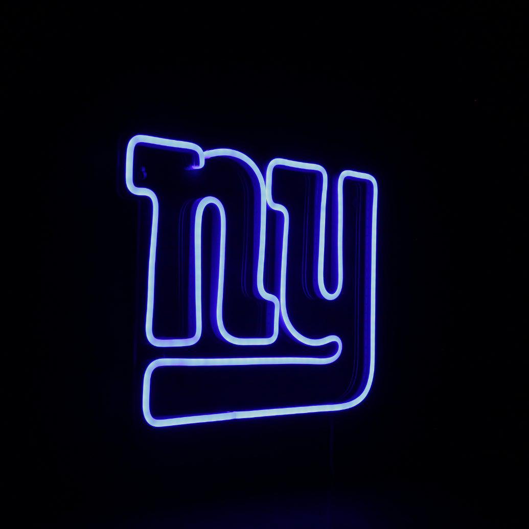 New York Giants Neon-Like Flex LED Light Sign - led lab cave