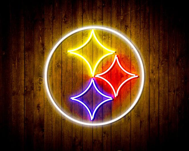 Pittsburgh Steelers Neon-Like Flex LED Light Sign Multi Color