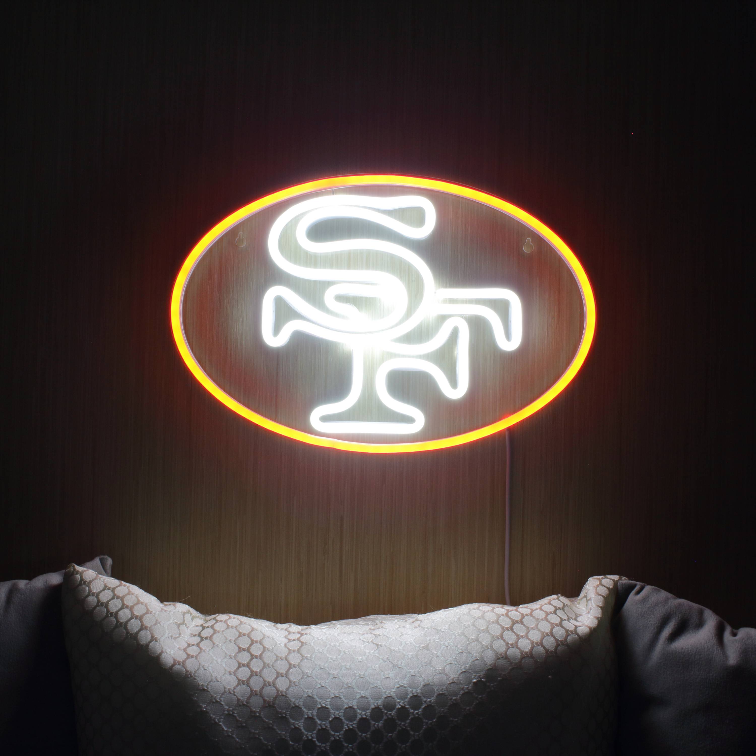 NFL San Francisco 49ers Large Flex Neon LED Light Sign