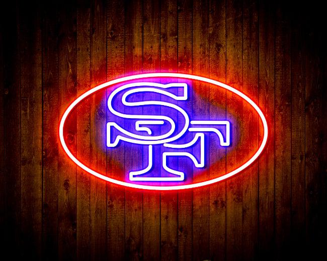 San Francisco 49ers Neon-Like Flex LED Light Sign Dual Color - led lab cave