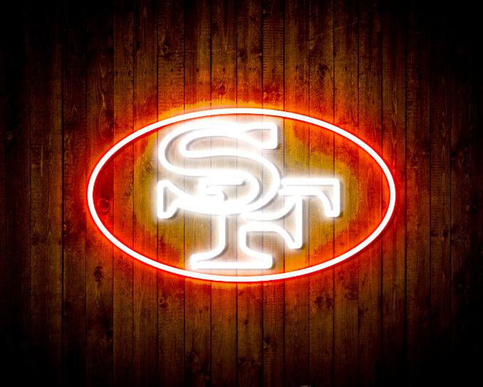 San Francisco 49ers Neon-Like Flex LED Light Sign Dual Color - led lab cave