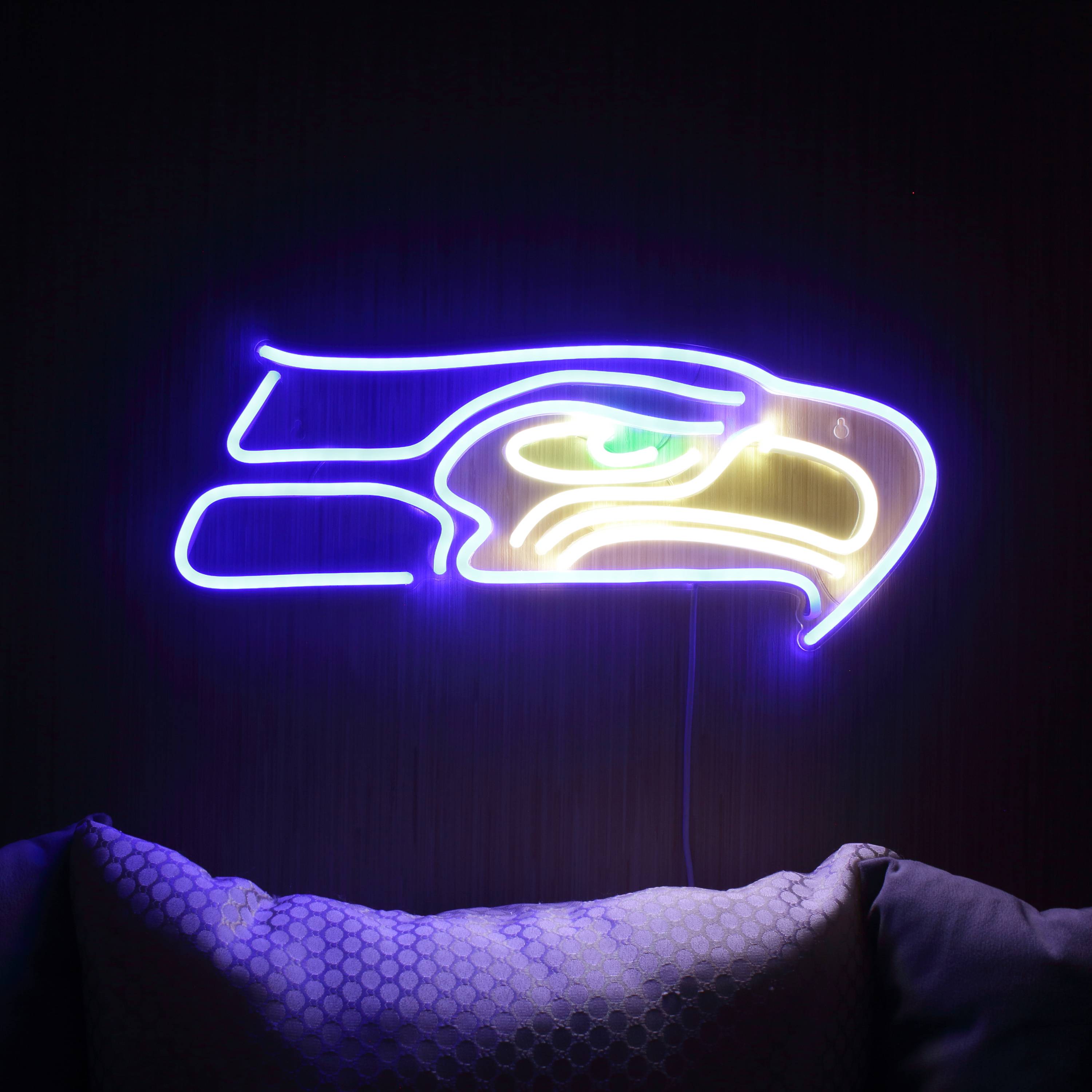 NFL Seattle Seahawks Large Flex Neon LED Light Sign