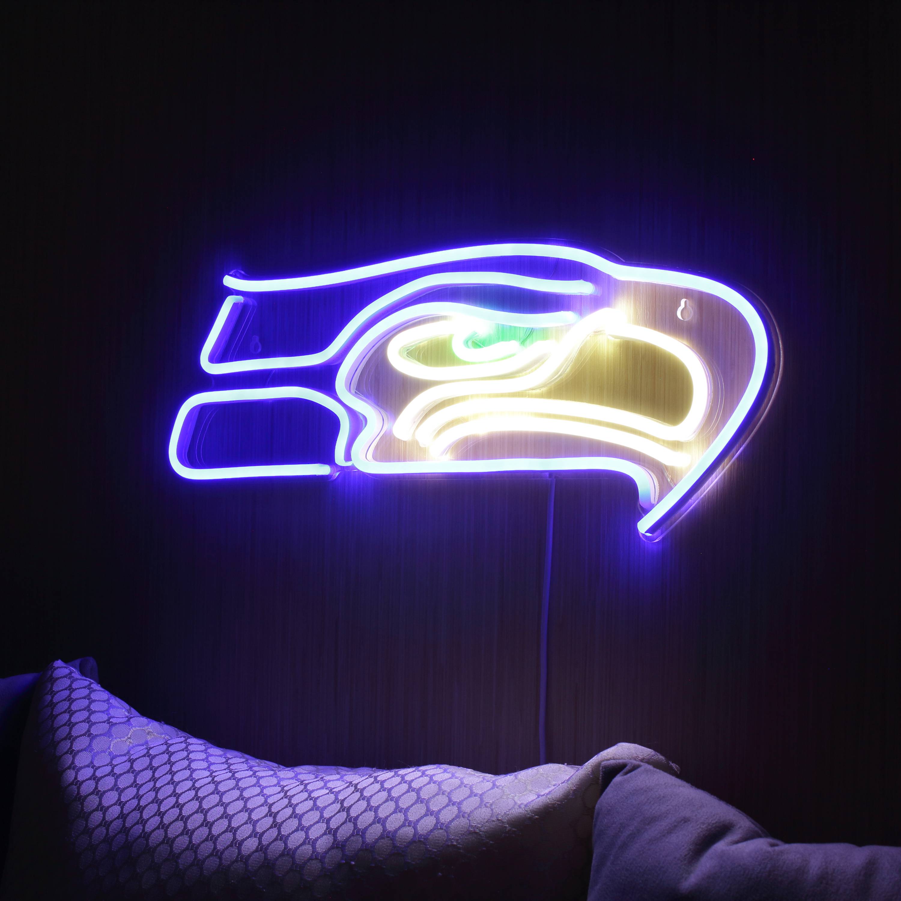 NFL Seattle Seahawks Large Flex Neon LED Light Sign