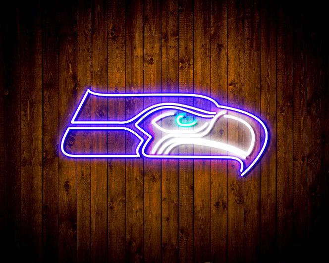 Seattle Seahawks Bar Decor Neon Flex LED Light Sign