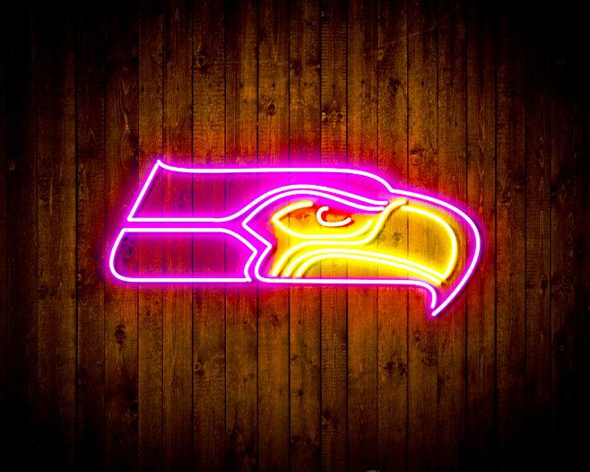 Seattle Seahawks Bar Decor Neon Flex LED Light Sign