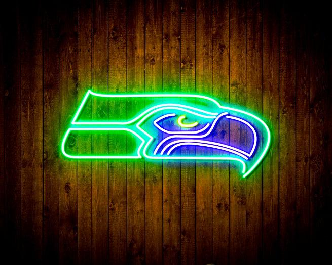 Seattle Seahawks Bar Decor Neon Flex LED Light Sign