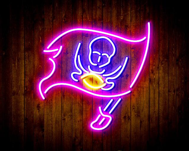 Tampa Bay Buccaneers Bar Neon Flex Led Light Sign