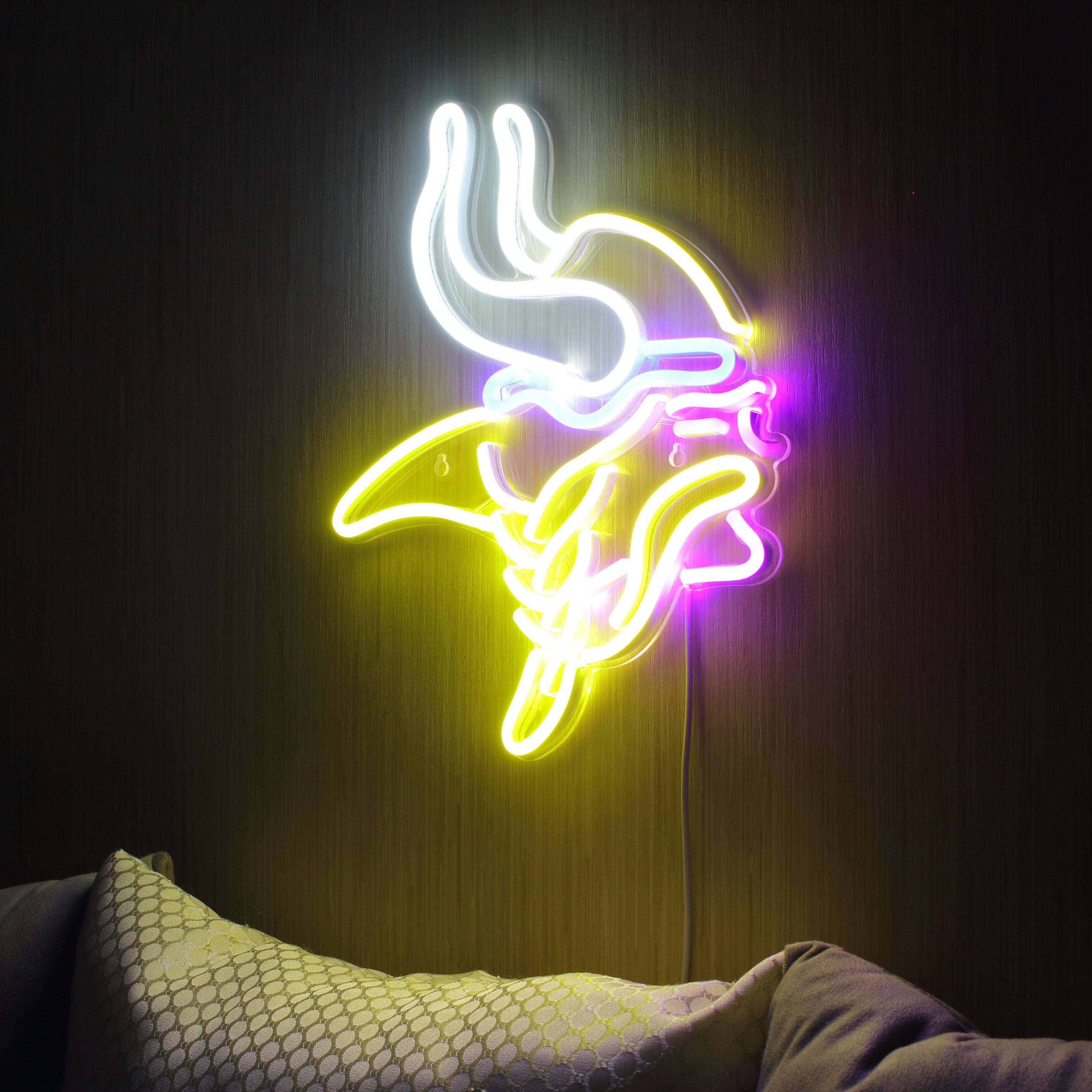 NFL Minnesota Vikings Large Flex Neon LED Light Sign