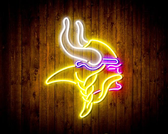 Minnesota Vikings Neon-Like Flex LED Light Sign Multi Color