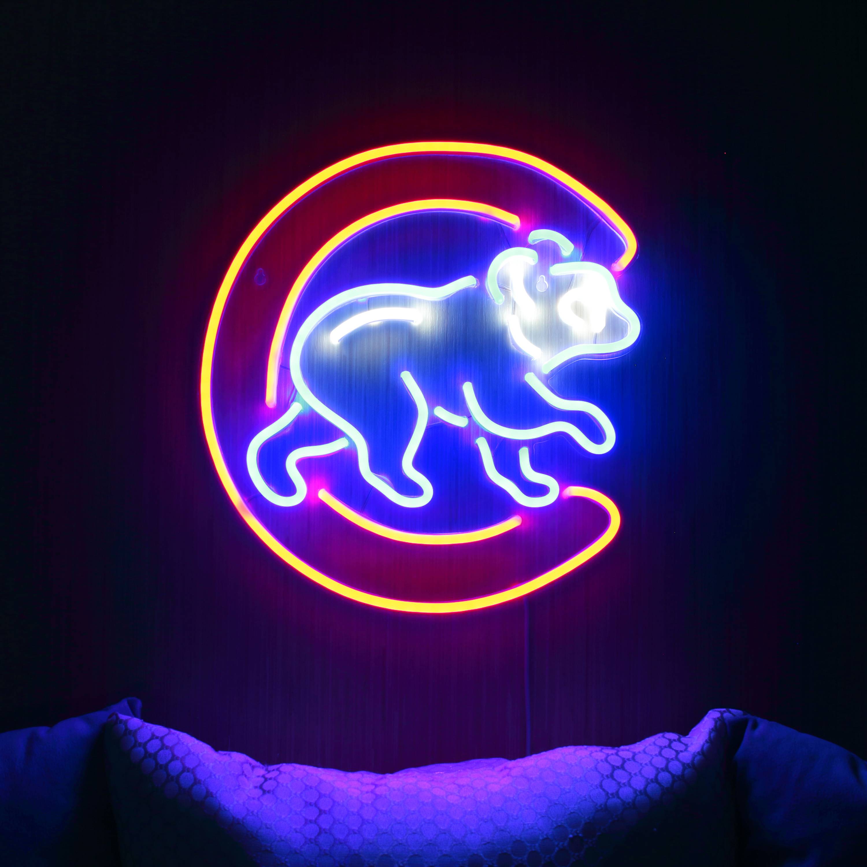 NFL Chicago Bears Large Flex LED Light Sign