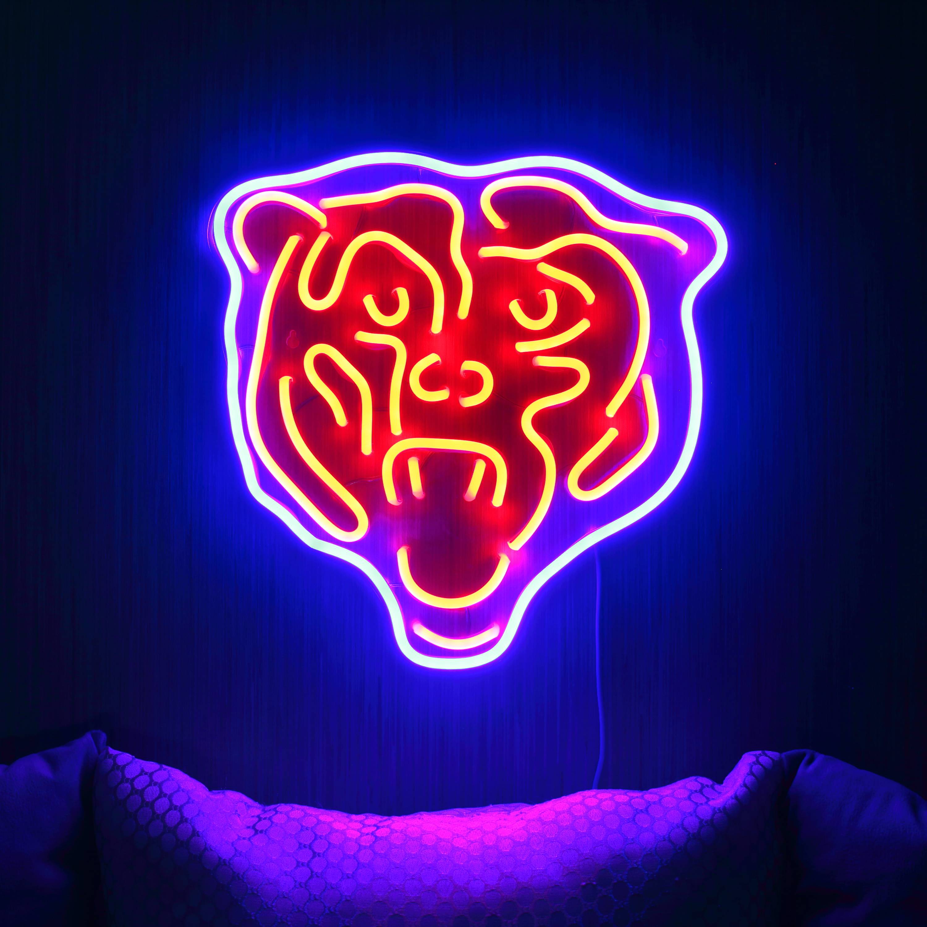 NFL Chicago Bears Large Flex LED Light Sign