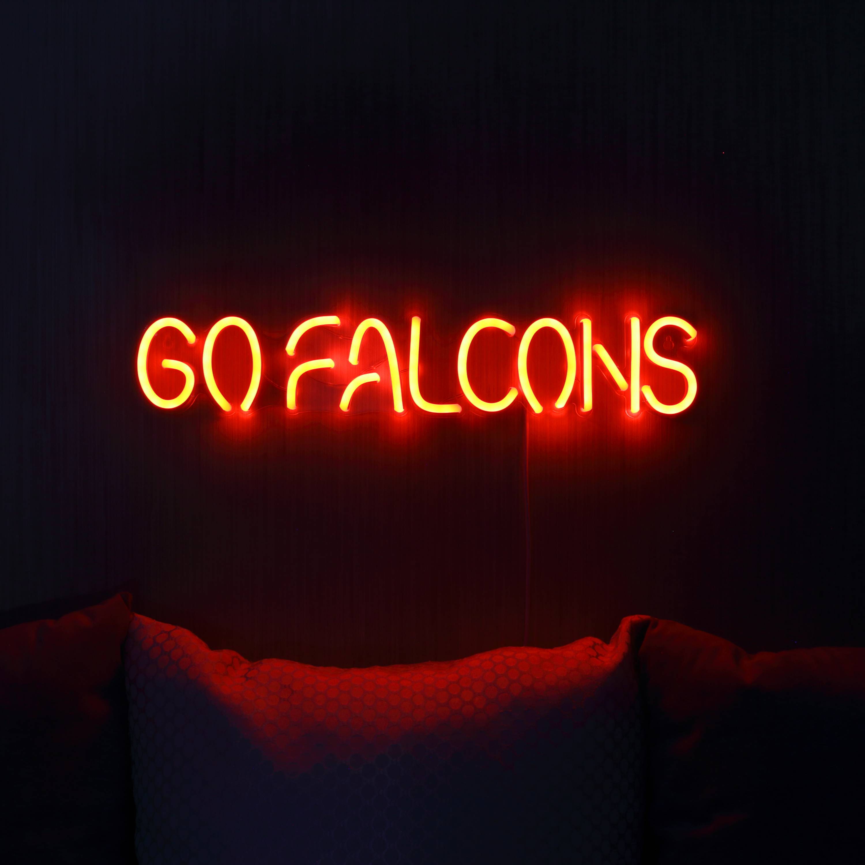 NFL Atlanta Falcons Go Falcons Large Flex Led Light Sign