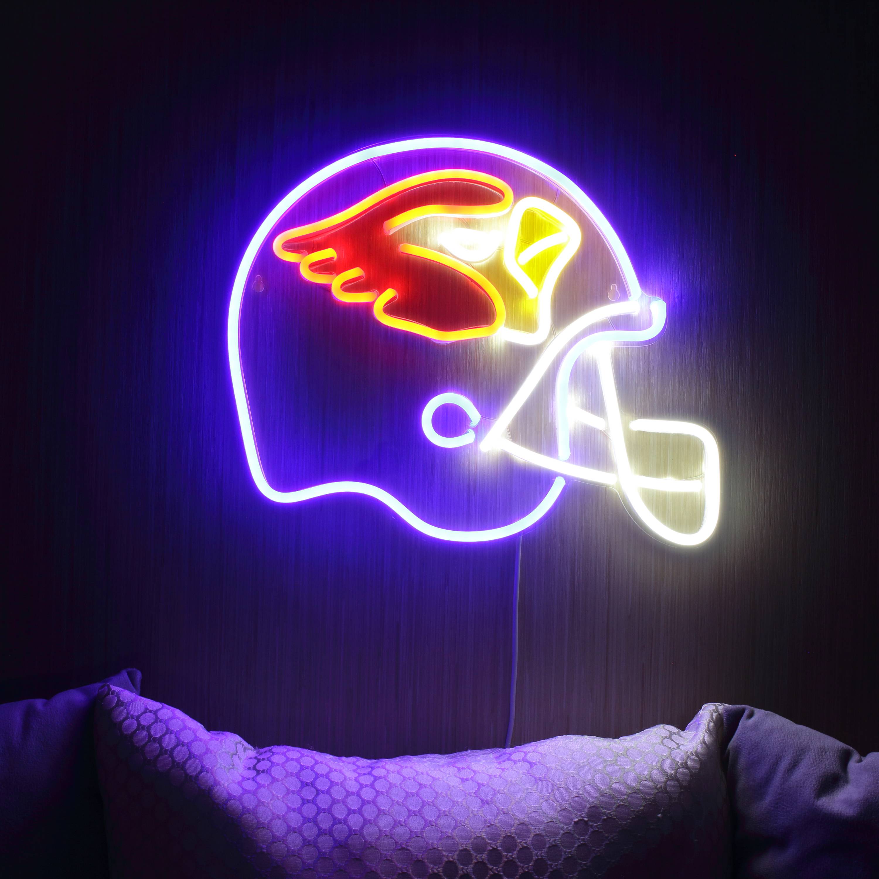 NFL Helmet Arizona Cardinals Large Flex Neon LED Light Sign