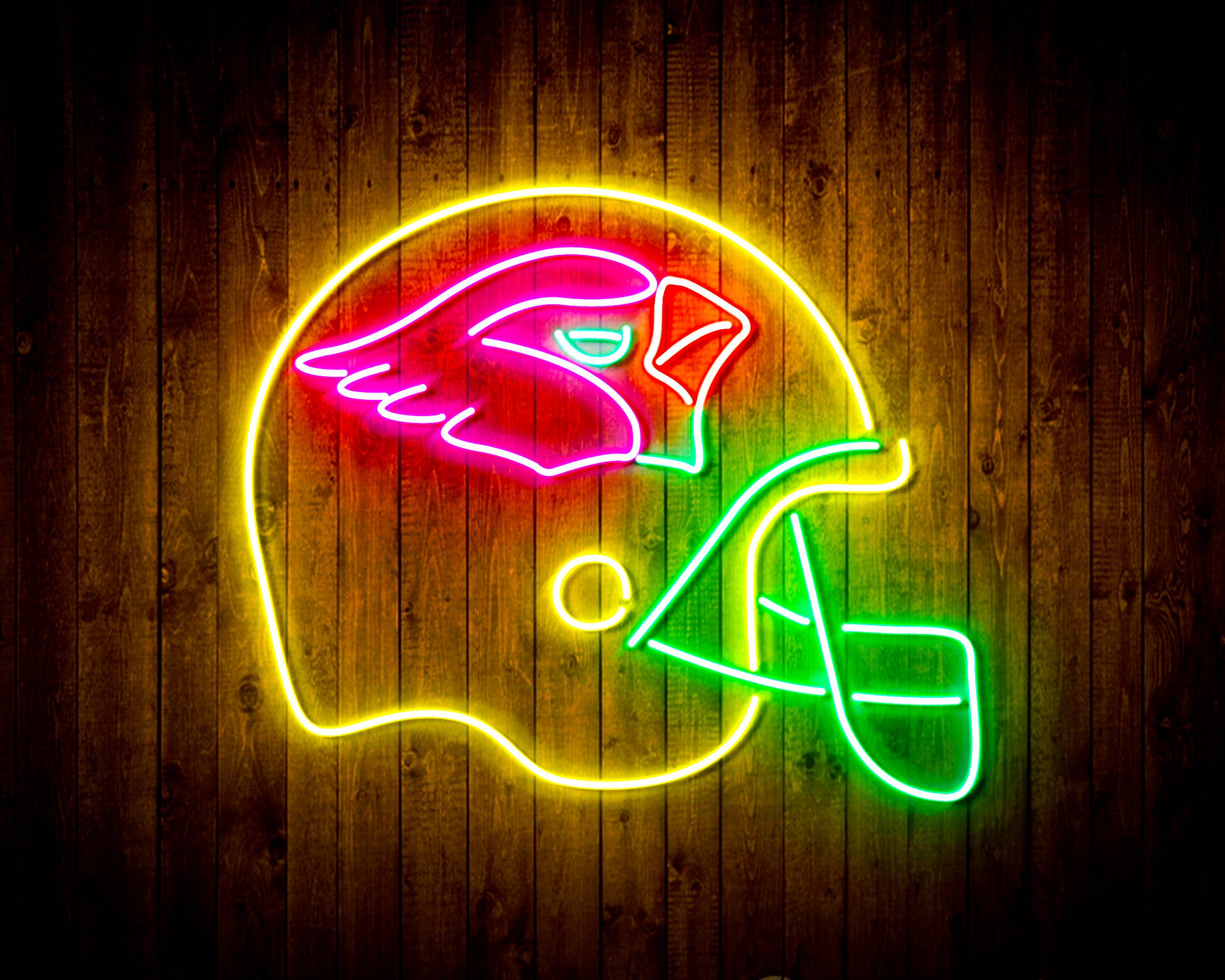 NFL Helmet Arizona Cardinals Bar Neon Flex LED Light Sign