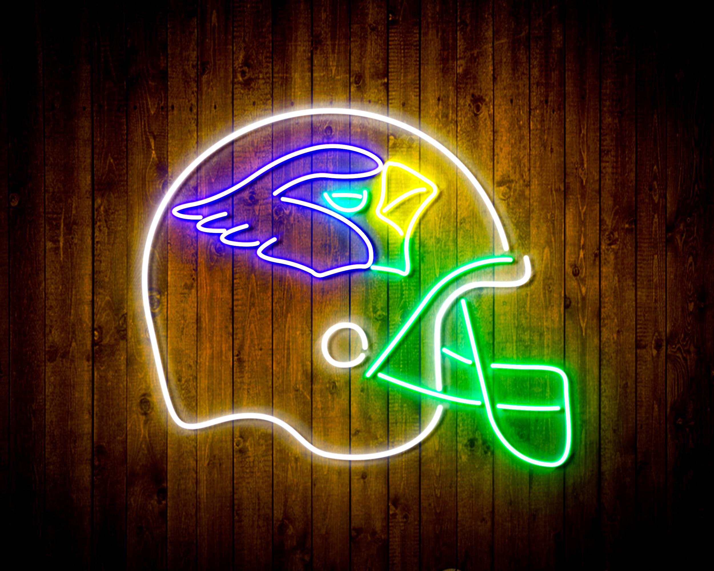 NFL Helmet Arizona Cardinals Bar Neon Flex LED Light Sign