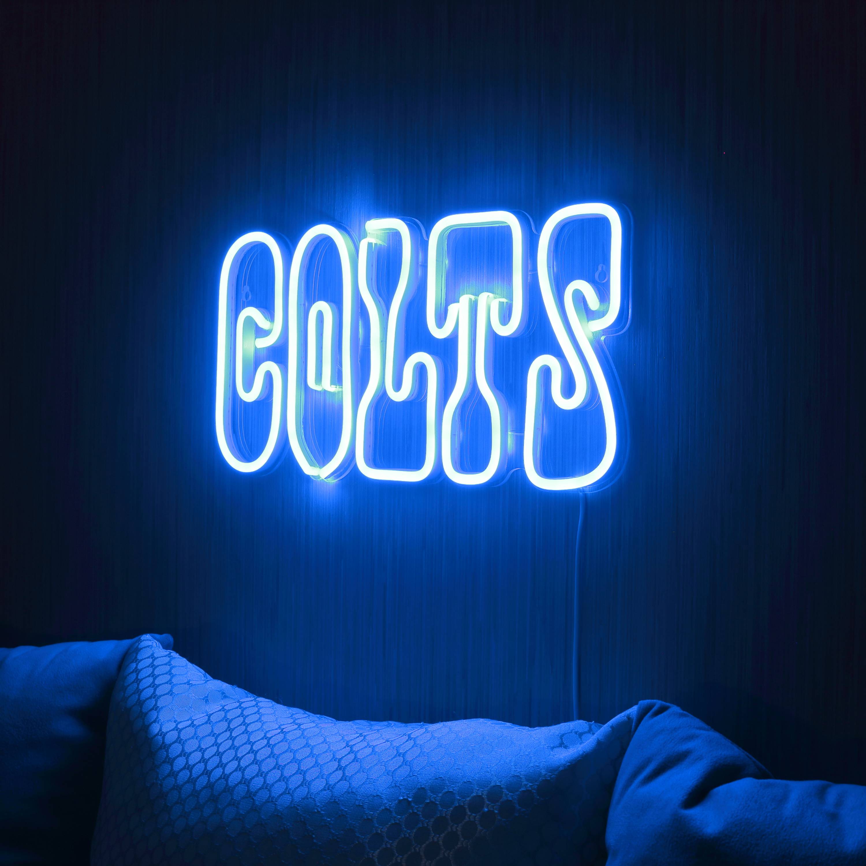 NFL Indianapolis Colts Large Flex Led Light Sign