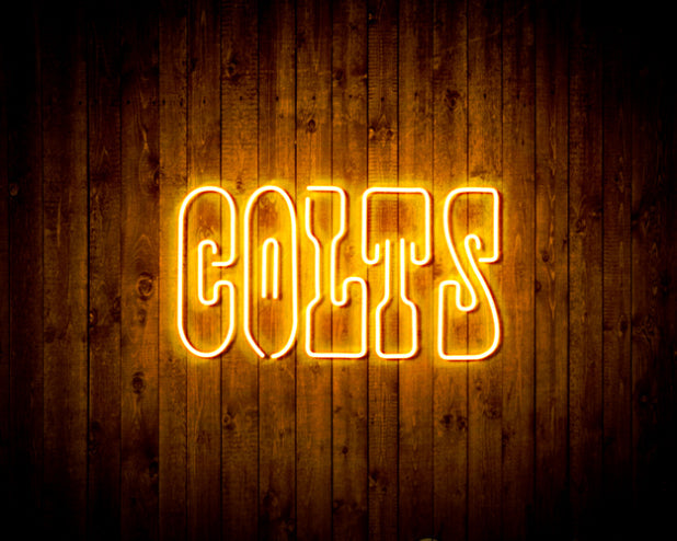 NFL Indianapolis Colts Handmade Neon Flex LED Sign - ProLedSign